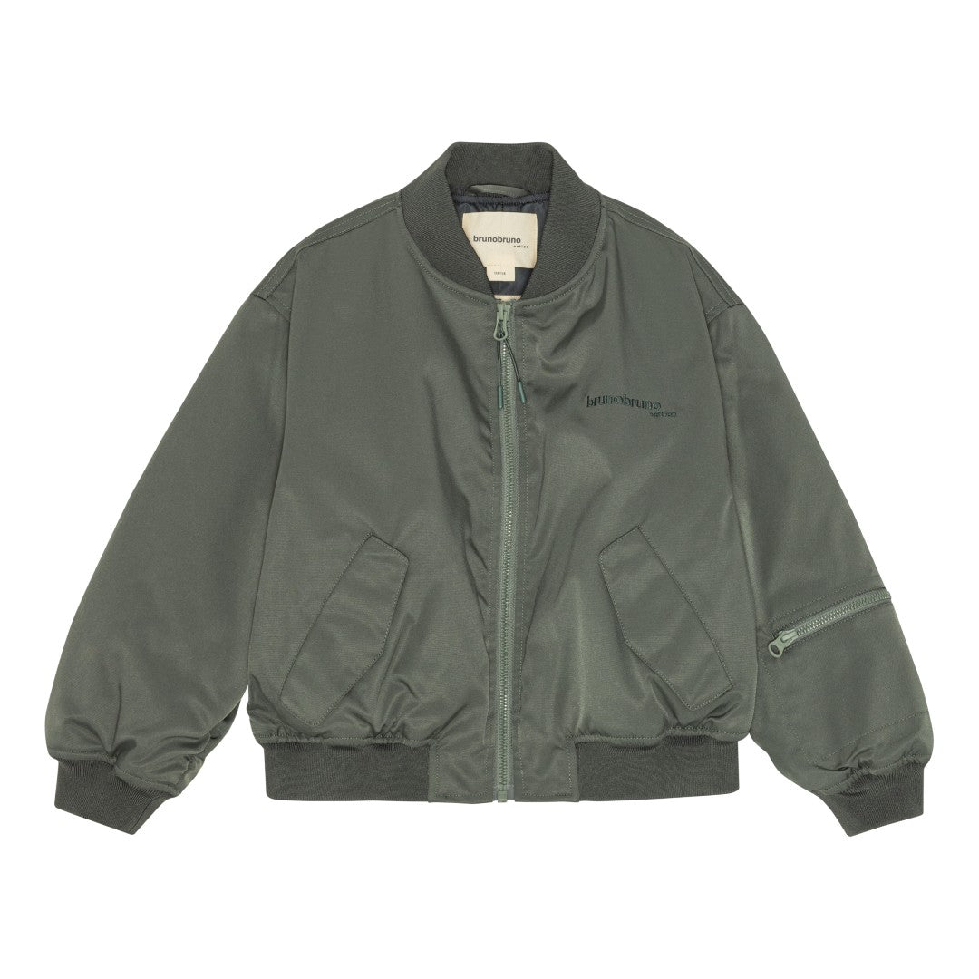 brunobruno nation Adrian Bomber Jacket Jacket 5001-Balsam Green