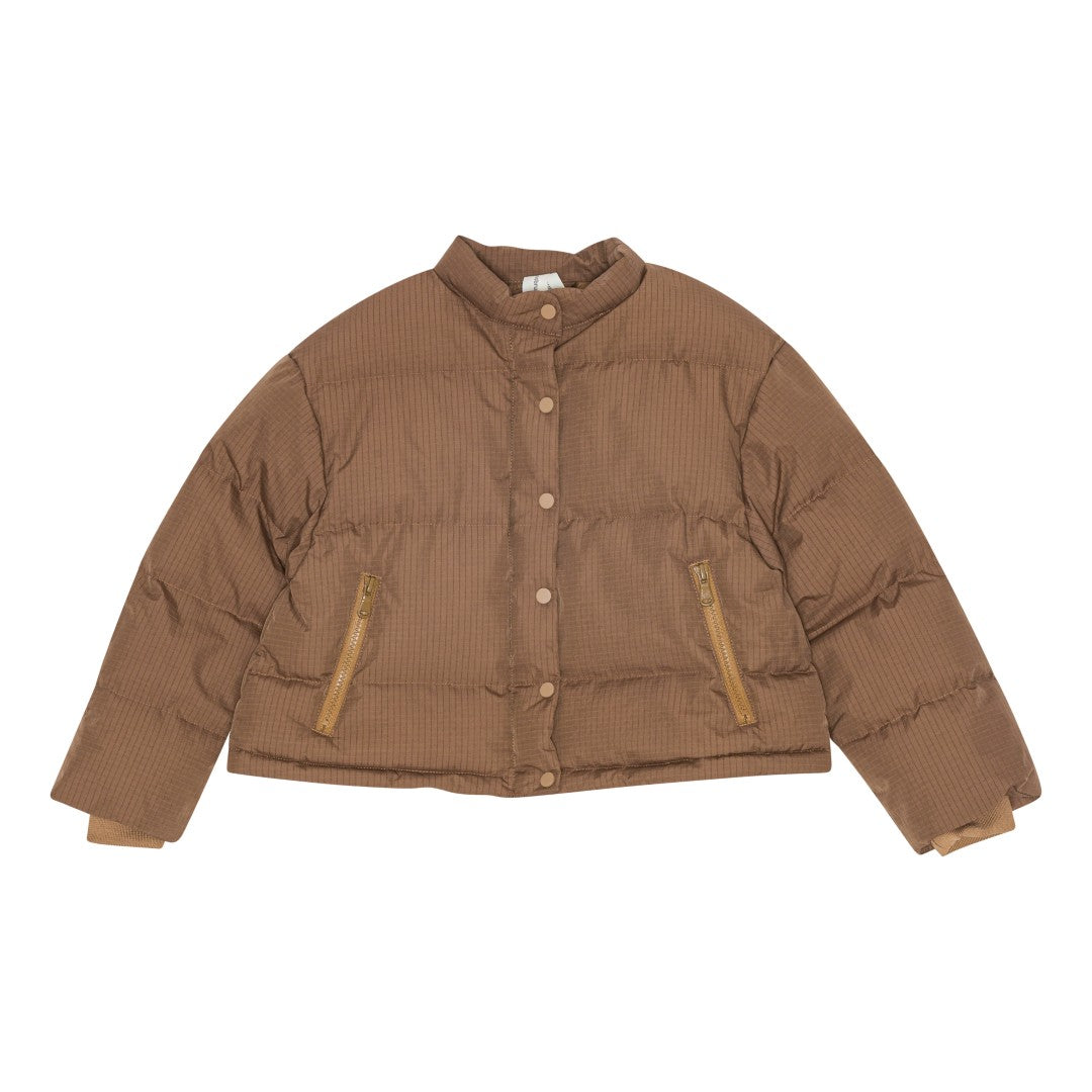 brunobruno nation Alice Puffer Jacket Jacket 8000-Bison Brown