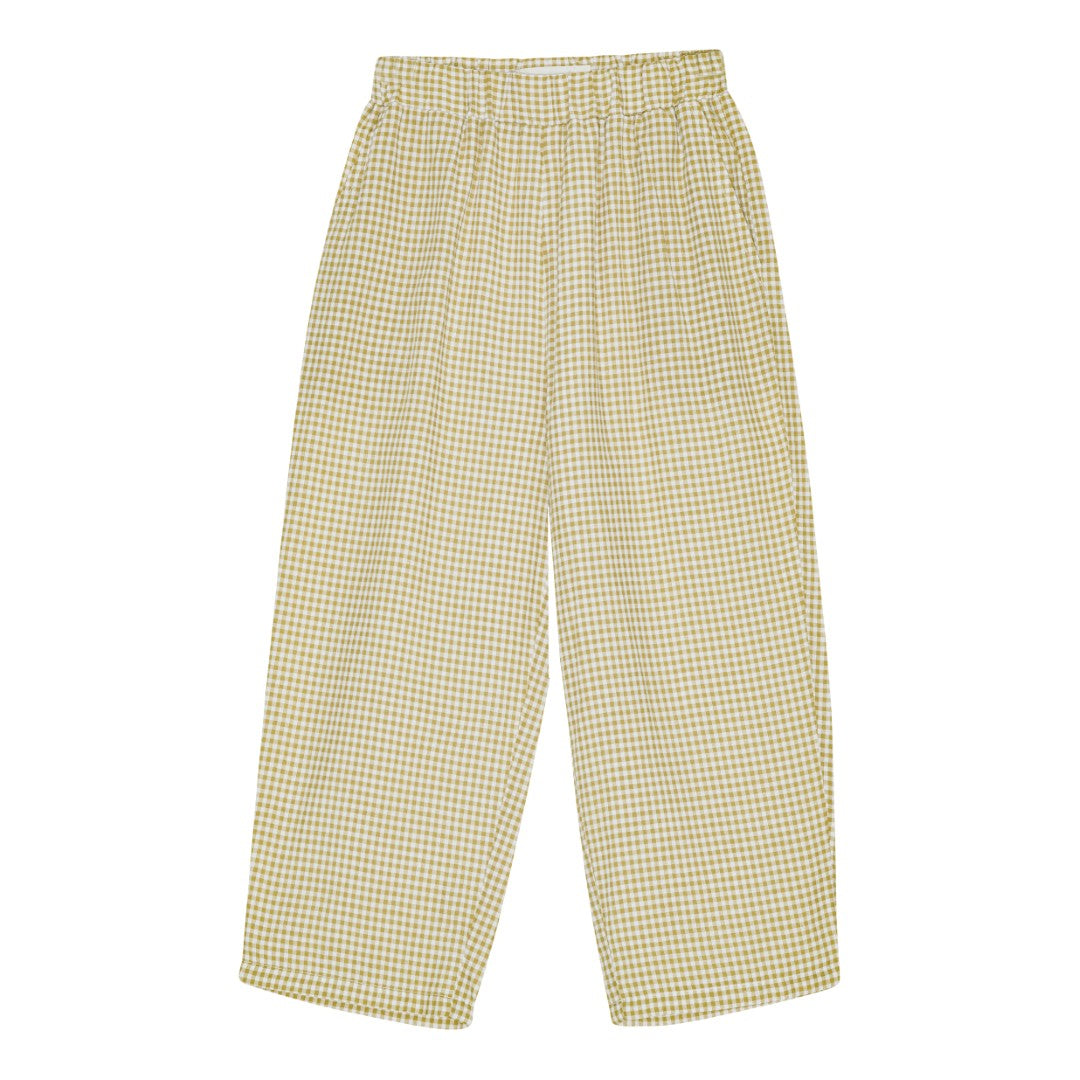 brunobruno nation Dora Pants Pants 9003-Southern Moos Beige/White Check