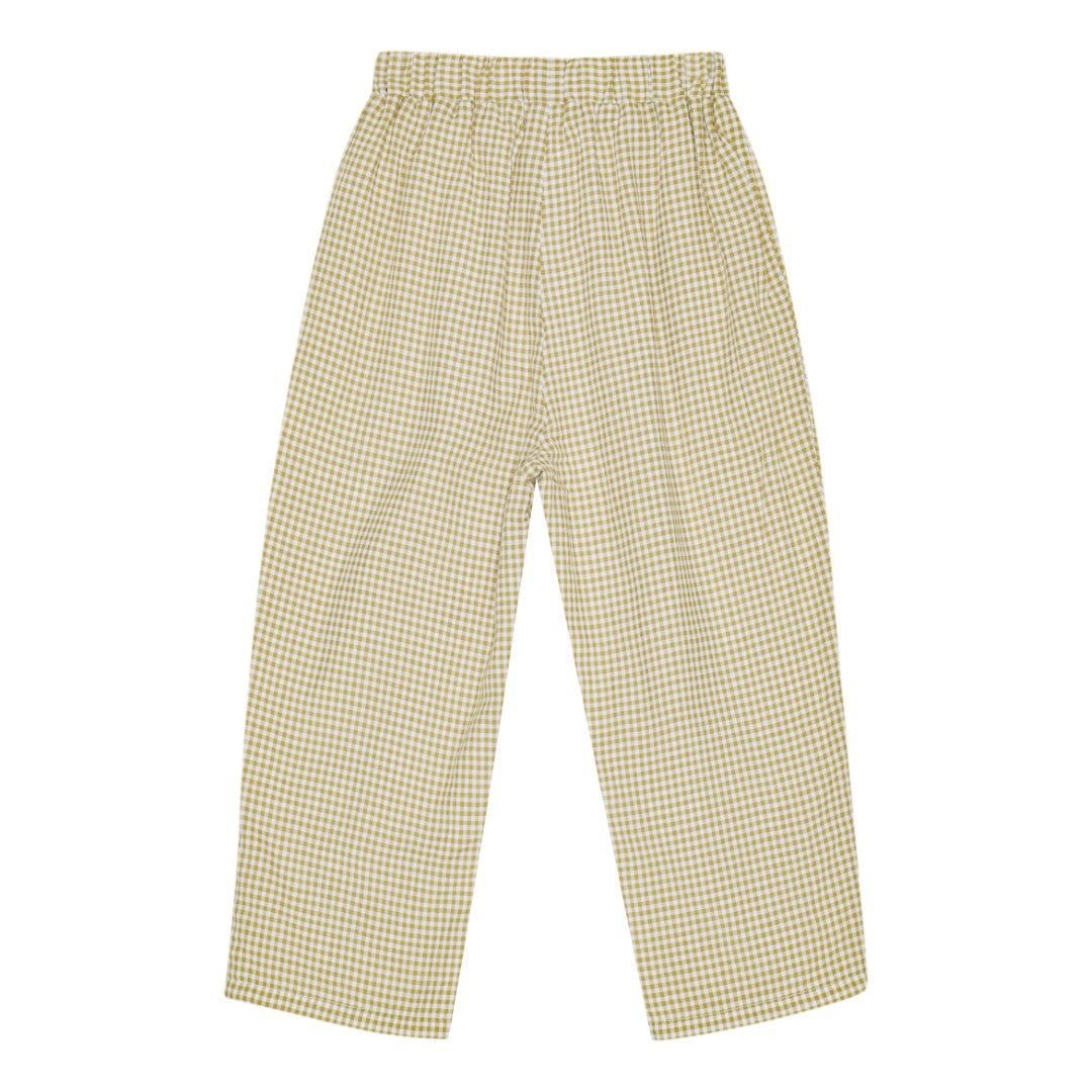 brunobruno nation Dora Pants Pants 9003-Southern Moos Beige/White Check