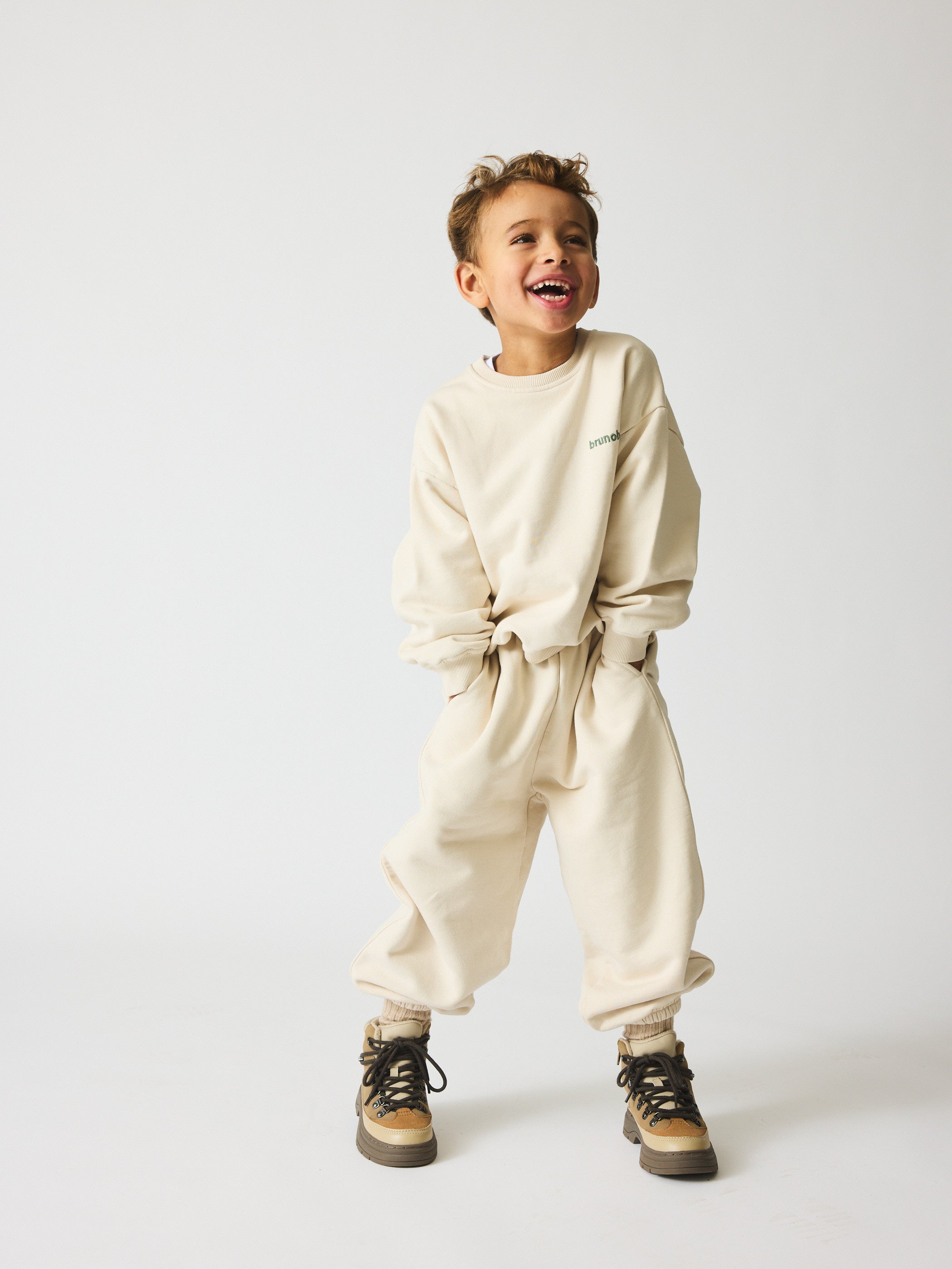 brunobruno nation Ella Embr Pants Sweatpants 2006-Rainy Day