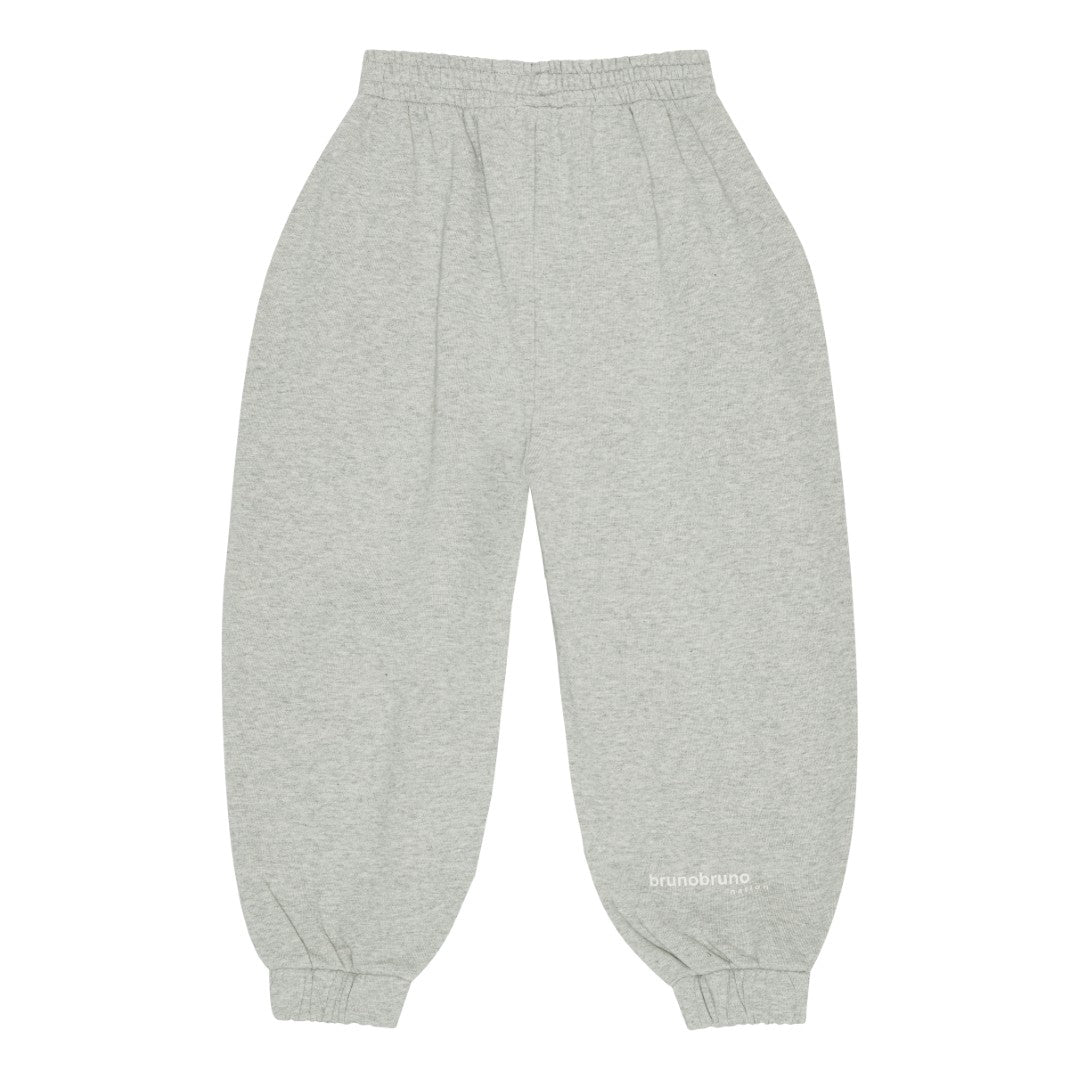 brunobruno nation Ella Pants Sweatpants 3001-Light Grey Melange