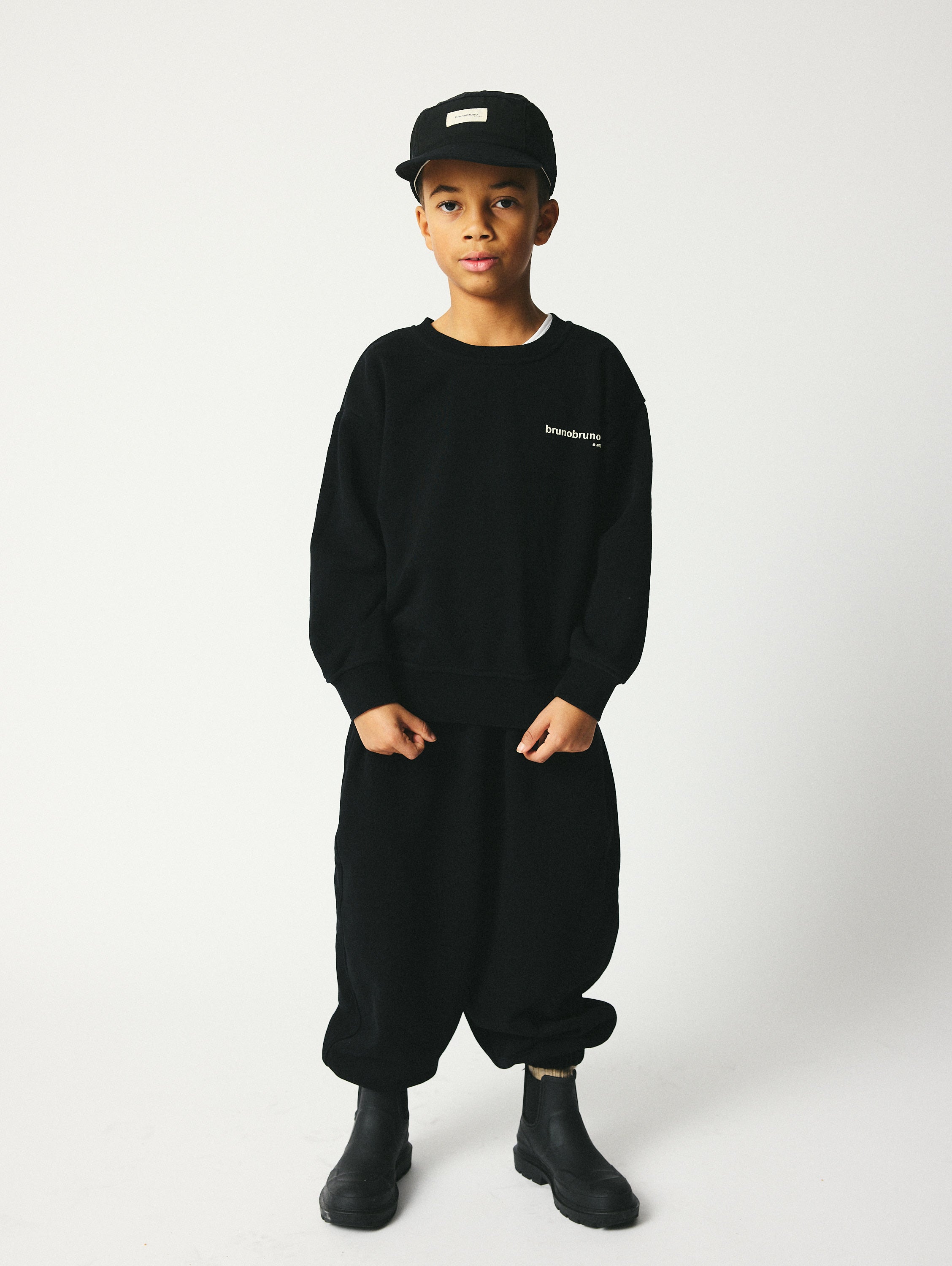 brunobruno nation Ella Pants Sweatpants 1000-Jet Black