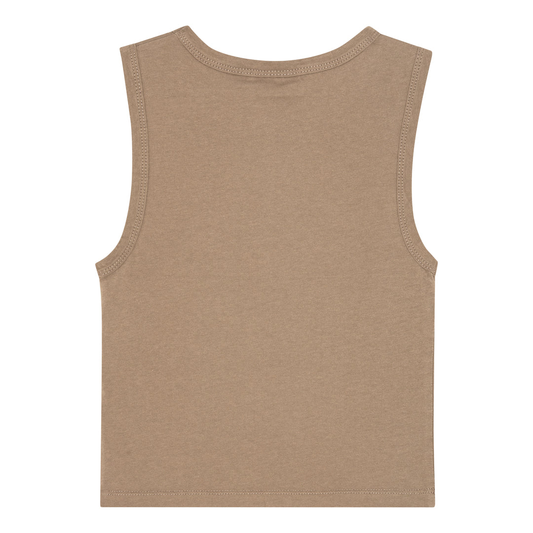 brunobruno nation Elliot Tank Top Top 8002-Walnut Brown