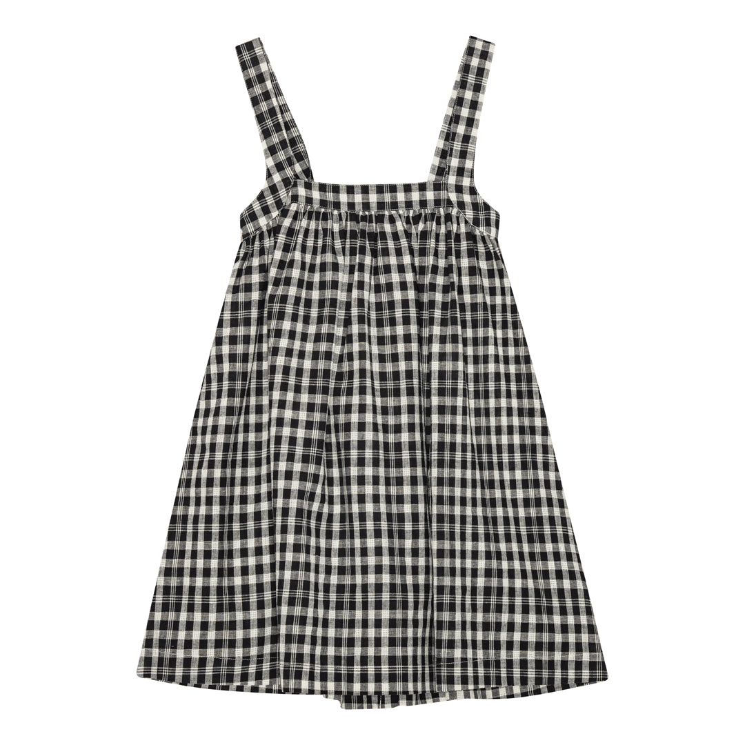 brunobruno nation Emily Check Dress Dress 9010-Jet Black Check