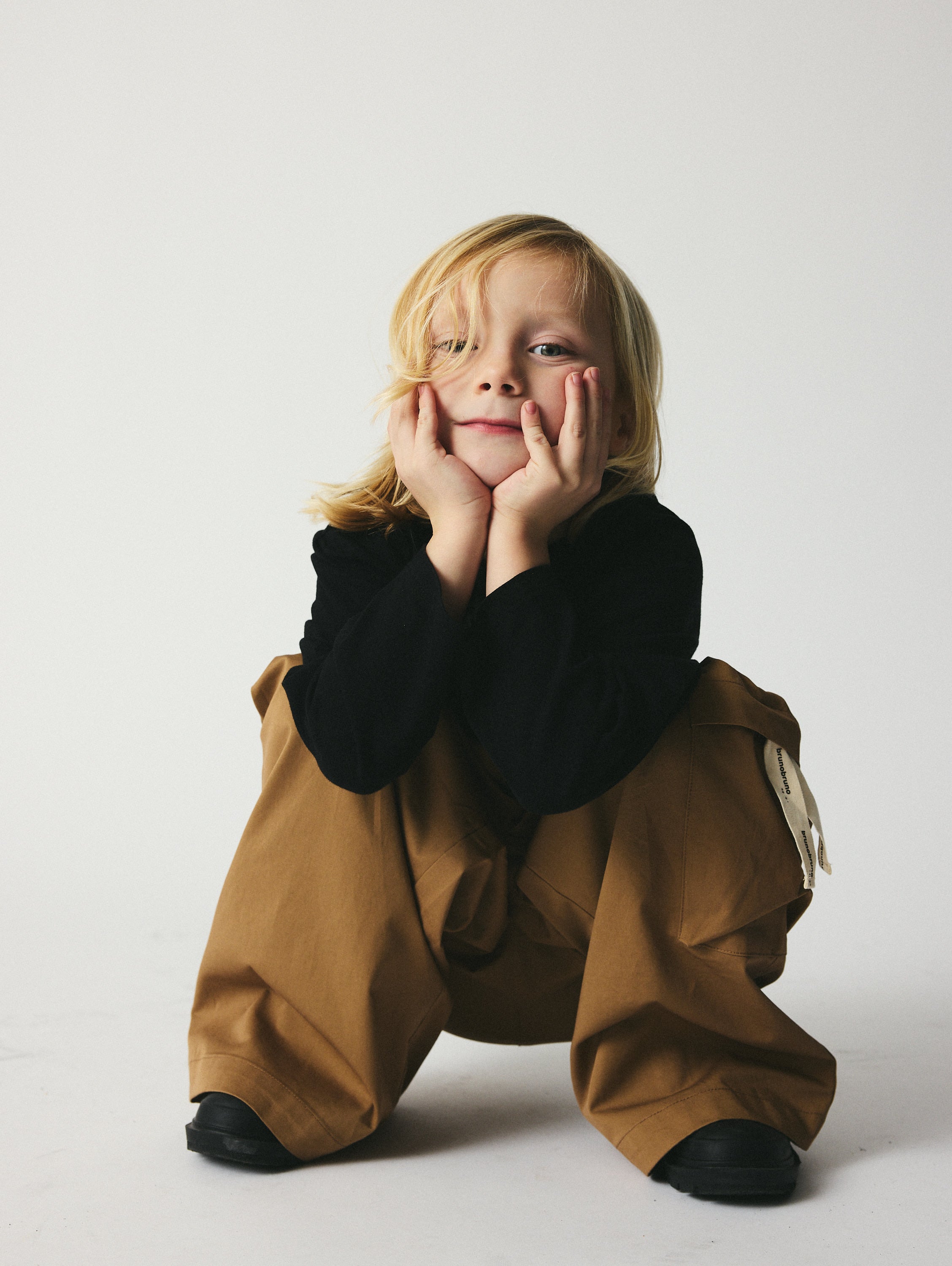 brunobruno nation Flynn Pants Pants 8001-Kelp Brown