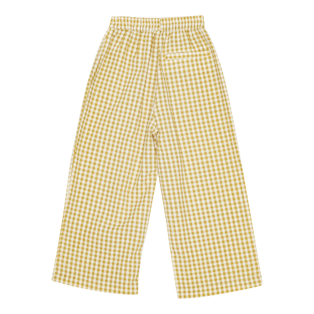 brunobruno nation Francis Seersucker Pants Pants 9020-Khaki Green Check