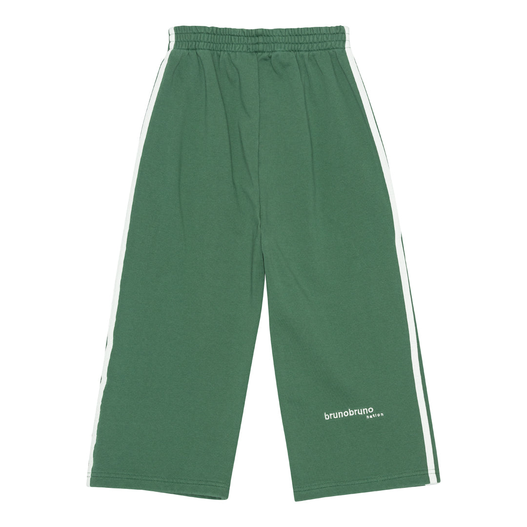 brunobruno nation Francis Stripe Sweat Pants NB Sweatpants 5004-Myrtle Green