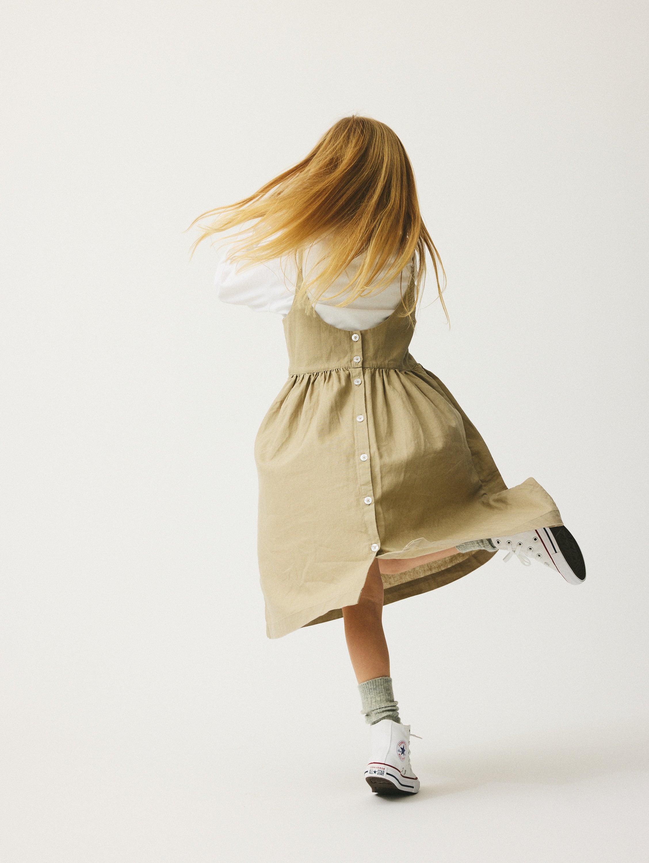 brunobruno nation Iris Dress Dress 3000-Feather Gray Beige