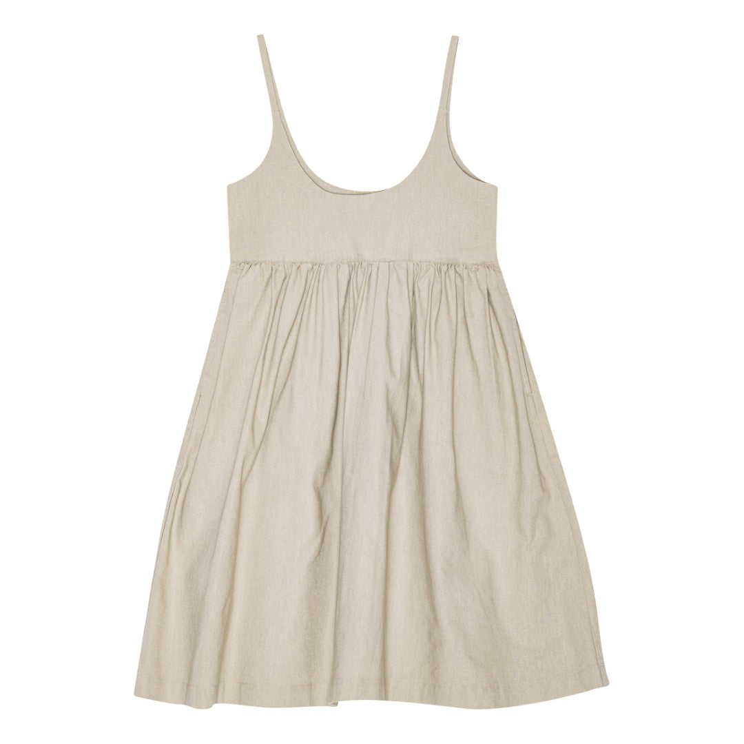 brunobruno nation Iris Dress Dress 3000-Feather Gray Beige