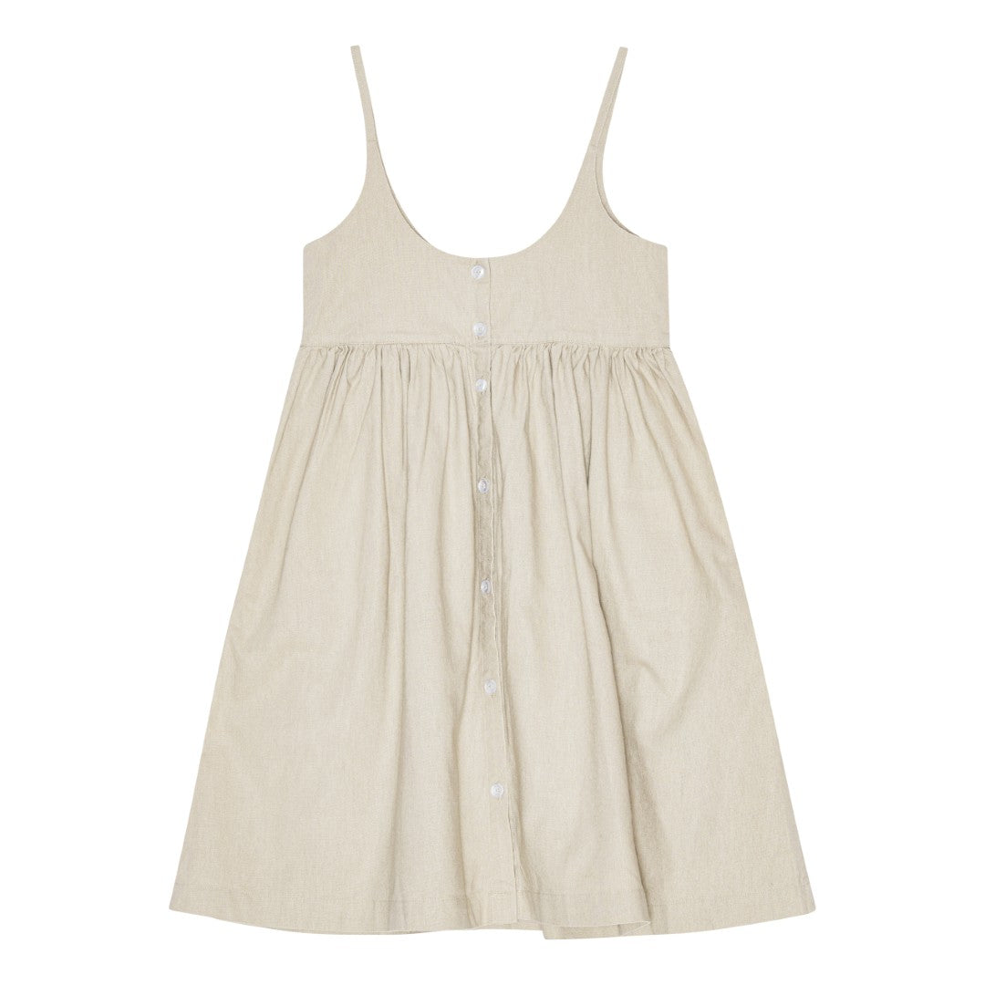 brunobruno nation Iris Dress Dress 3000-Feather Gray Beige