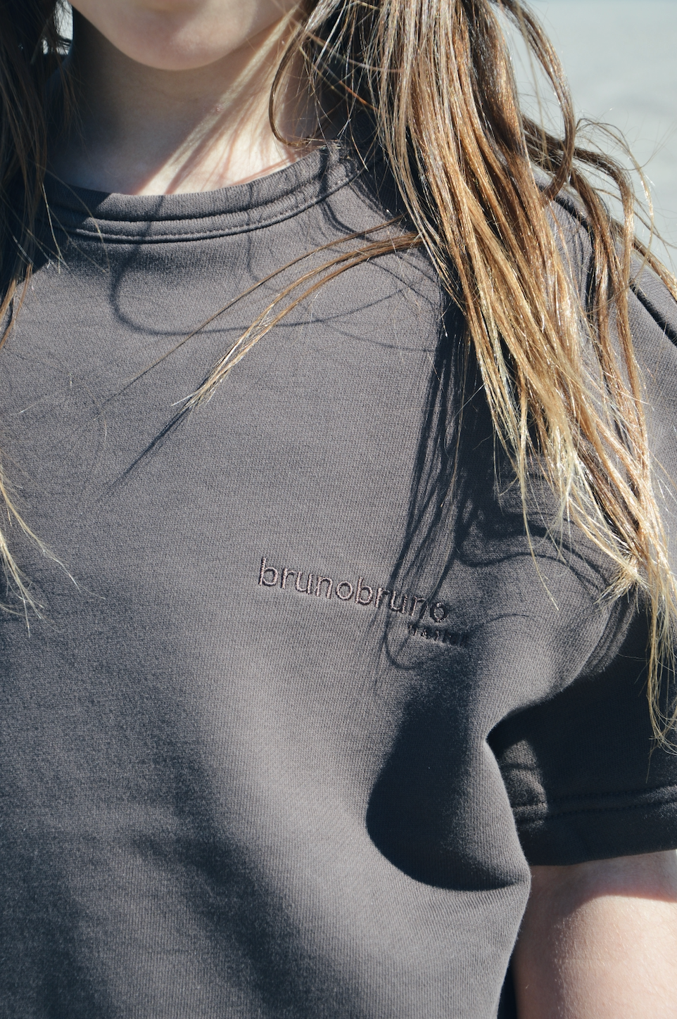 brunobruno nation Joyce Sweatshirt NB Sweatshirt 8005-Carafe Brown