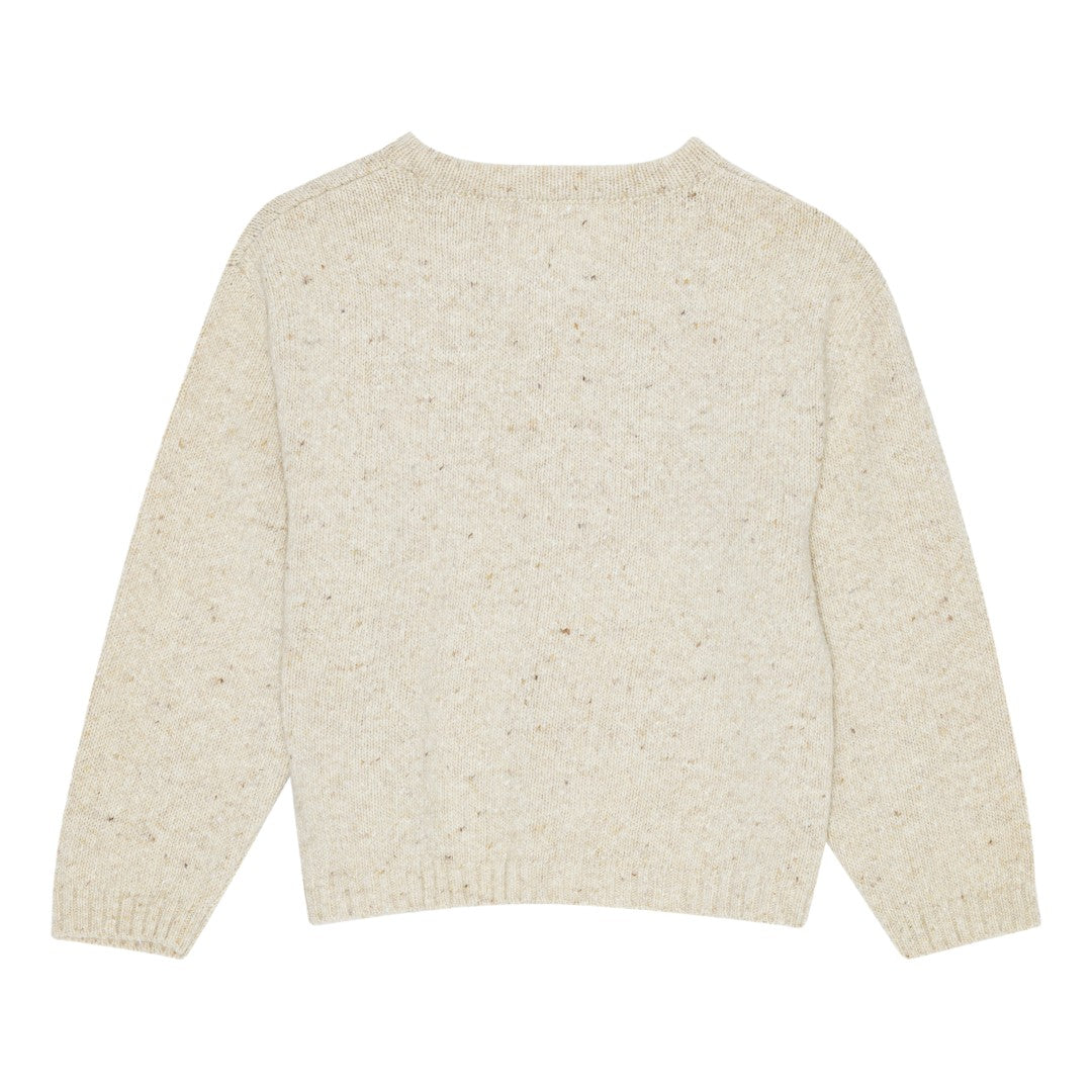 brunobruno nation Jude Sweater Knitted Sweater 2002-Antique White Melange