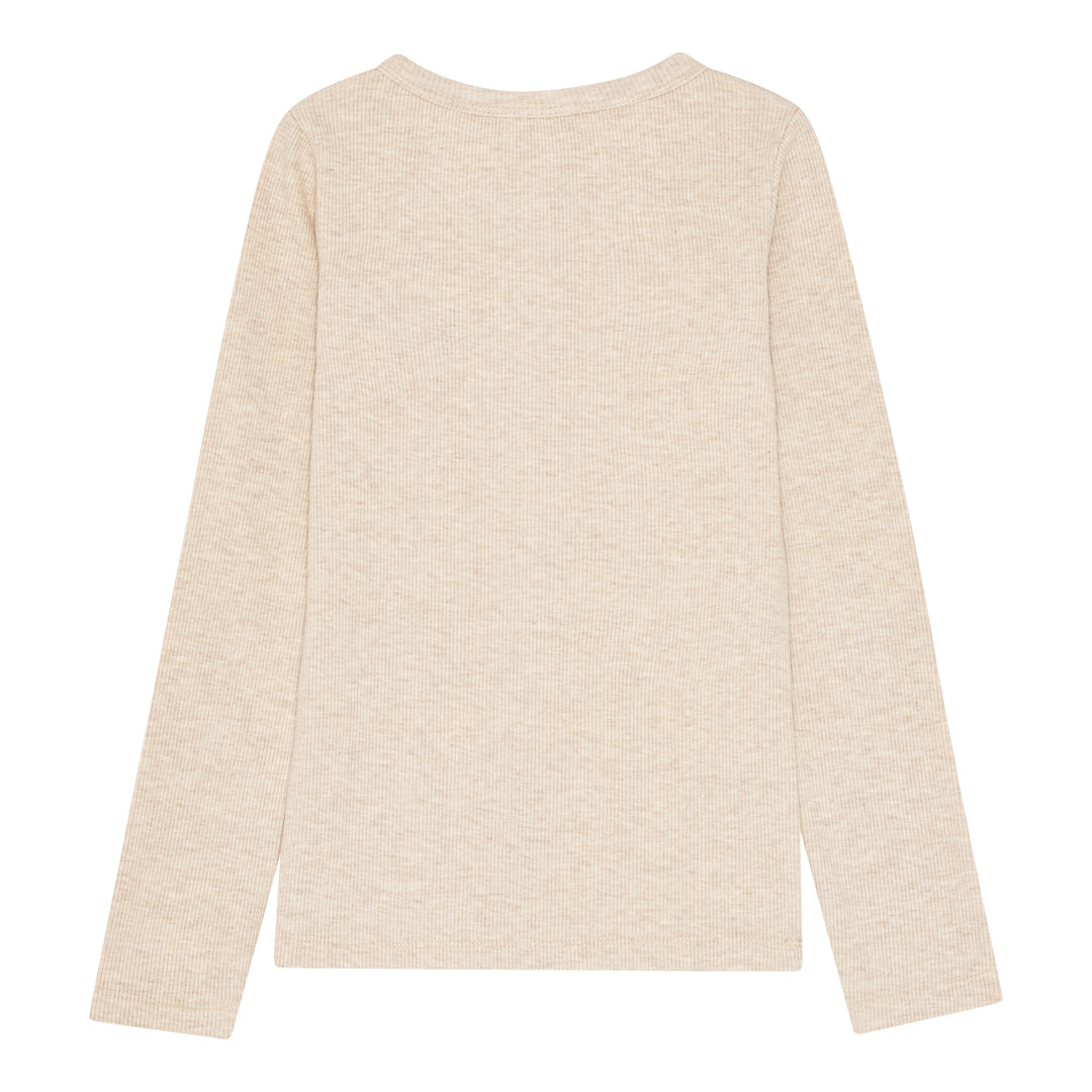 brunobruno nation Leo Grandad T-Shirt T-Shirt 2002-Antique White Melange