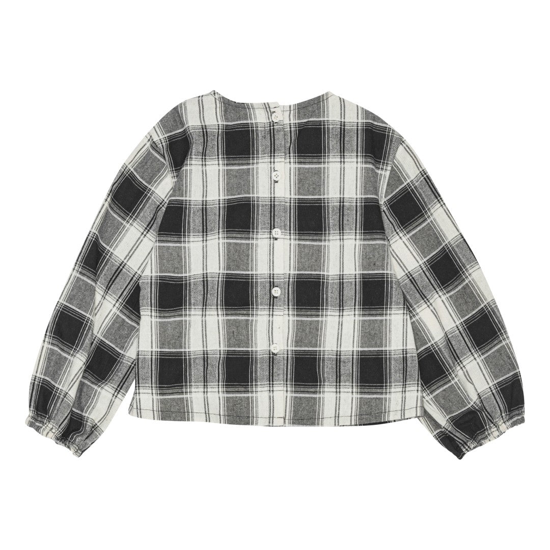 brunobruno nation Mary Blouse Blouse 9002-Black/White Check