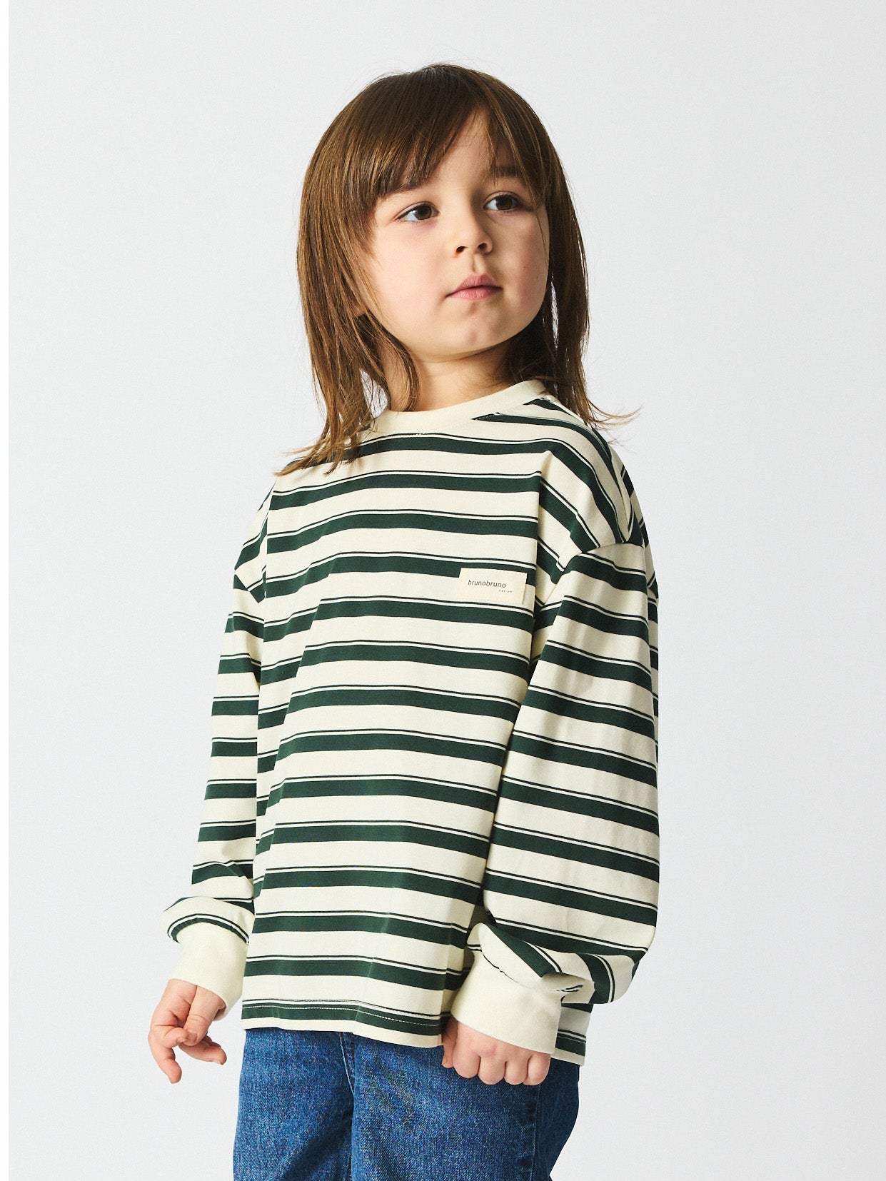 brunobruno nation Mira T-shirt T-Shirt 9014-Myrtle Jersey Stripe