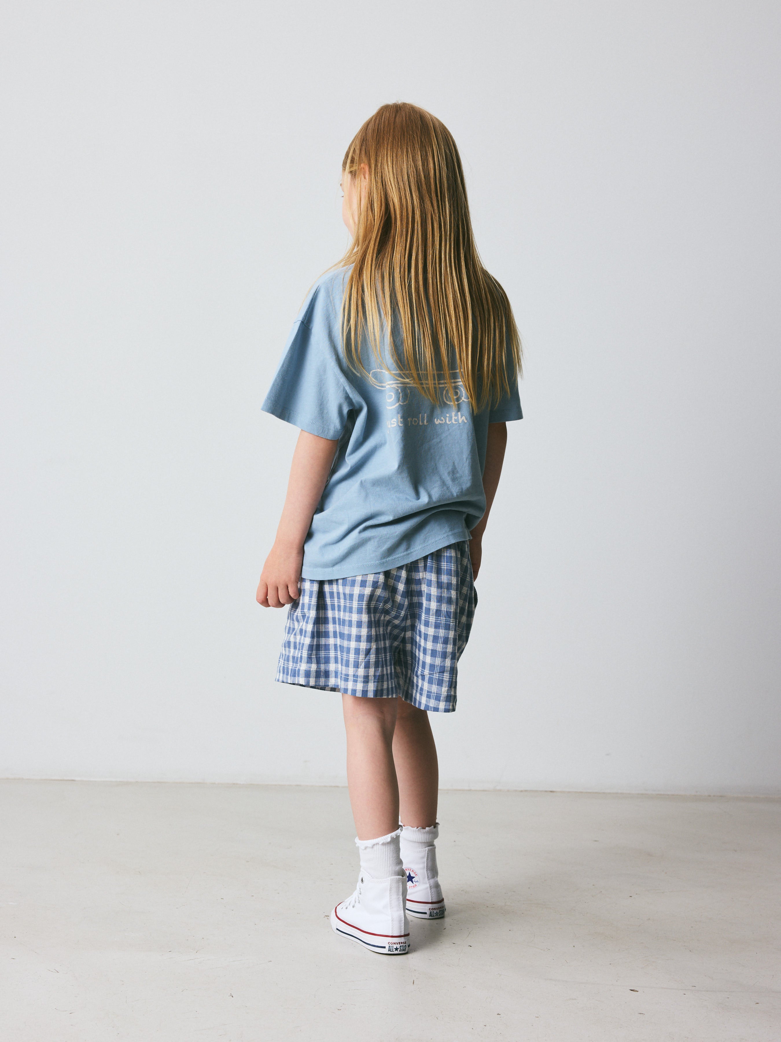 brunobruno nation Nanna T-Shirt T-Shirt 4003-Dusty Blue Skateboard