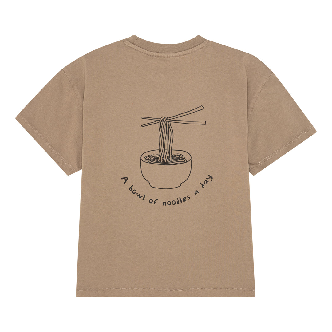 brunobruno nation Nanna T-Shirt T-Shirt 8003-Walnut Noodles