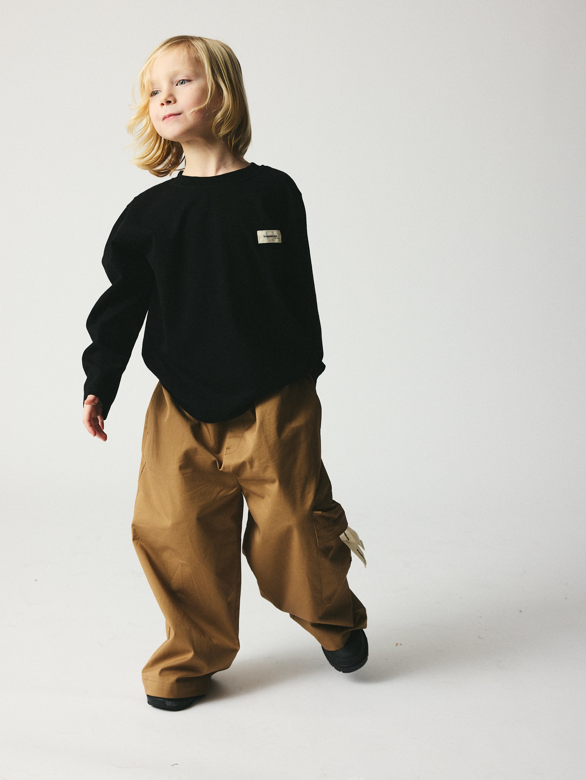 brunobruno nation Nelson T-Shirt T-Shirt 1000-Jet Black