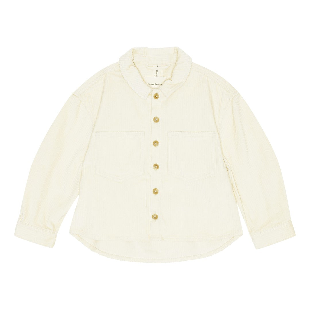 brunobruno nation Nohr Corduroy Shirt Shirt 2000-Antique White