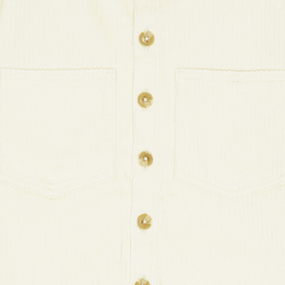 brunobruno nation Nohr Corduroy Shirt Shirt 2000-Antique White