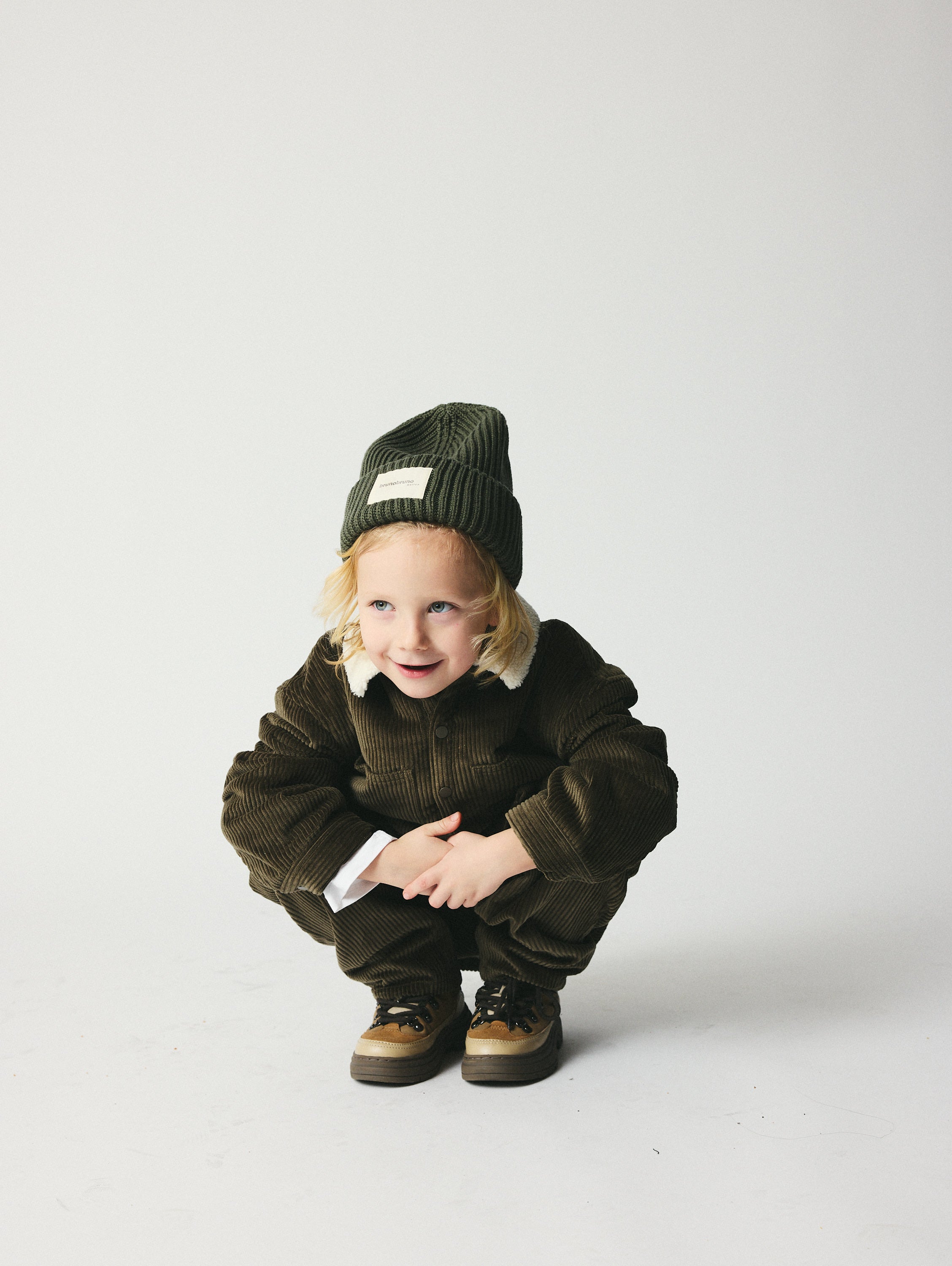 brunobruno nation Nohr Corduroy Teddy Jacket Jacket 5000-Dusty Olive Green