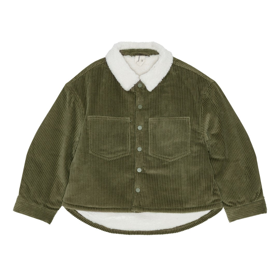 brunobruno nation Nohr Corduroy Teddy Jacket Jacket 5000-Dusty Olive Green
