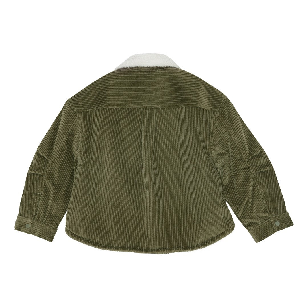 brunobruno nation Nohr Corduroy Teddy Jacket Jacket 5000-Dusty Olive Green