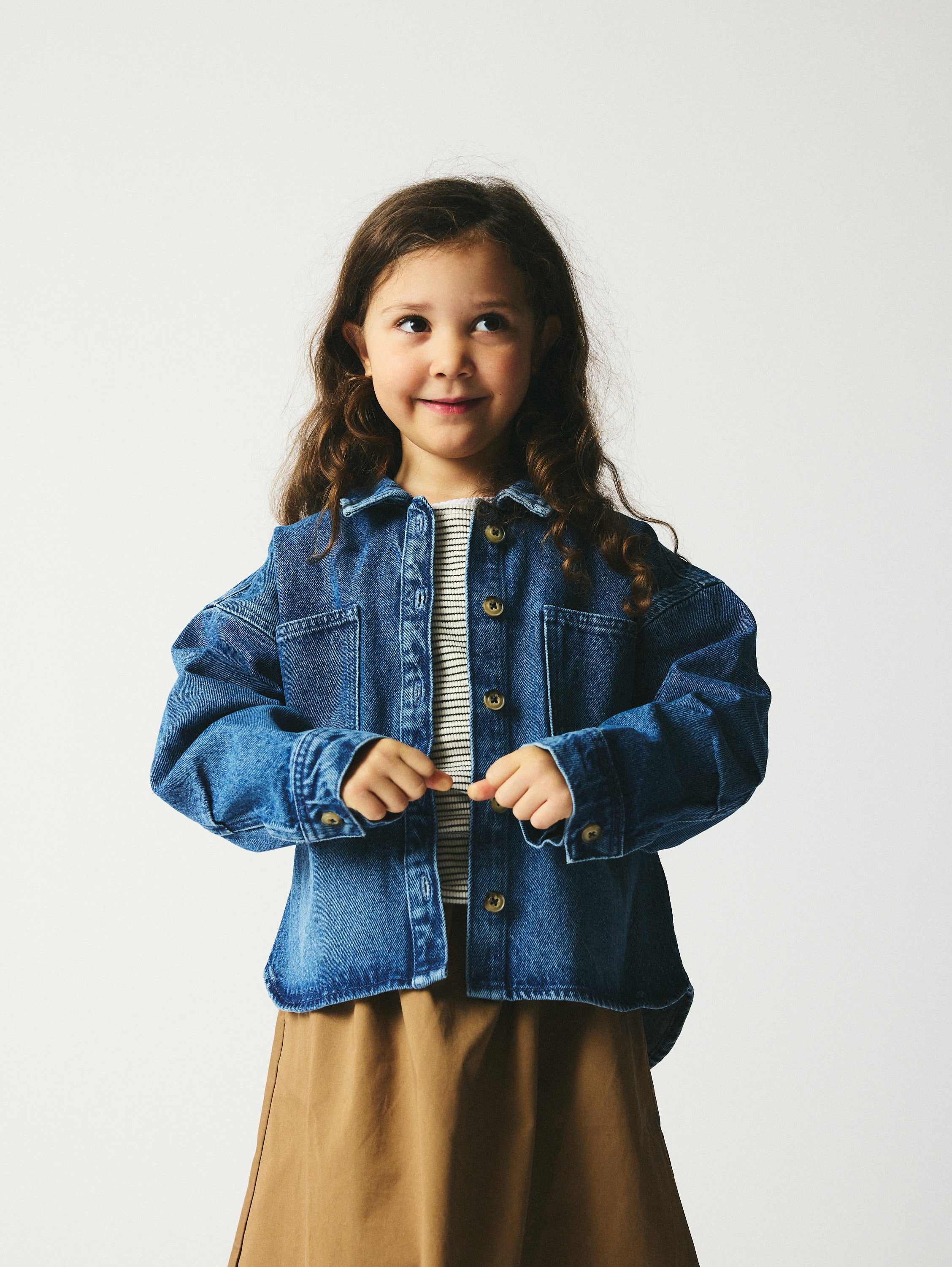 brunobruno nation Nohr Denim Shirt Shirt 9000-Mid Blue Denim