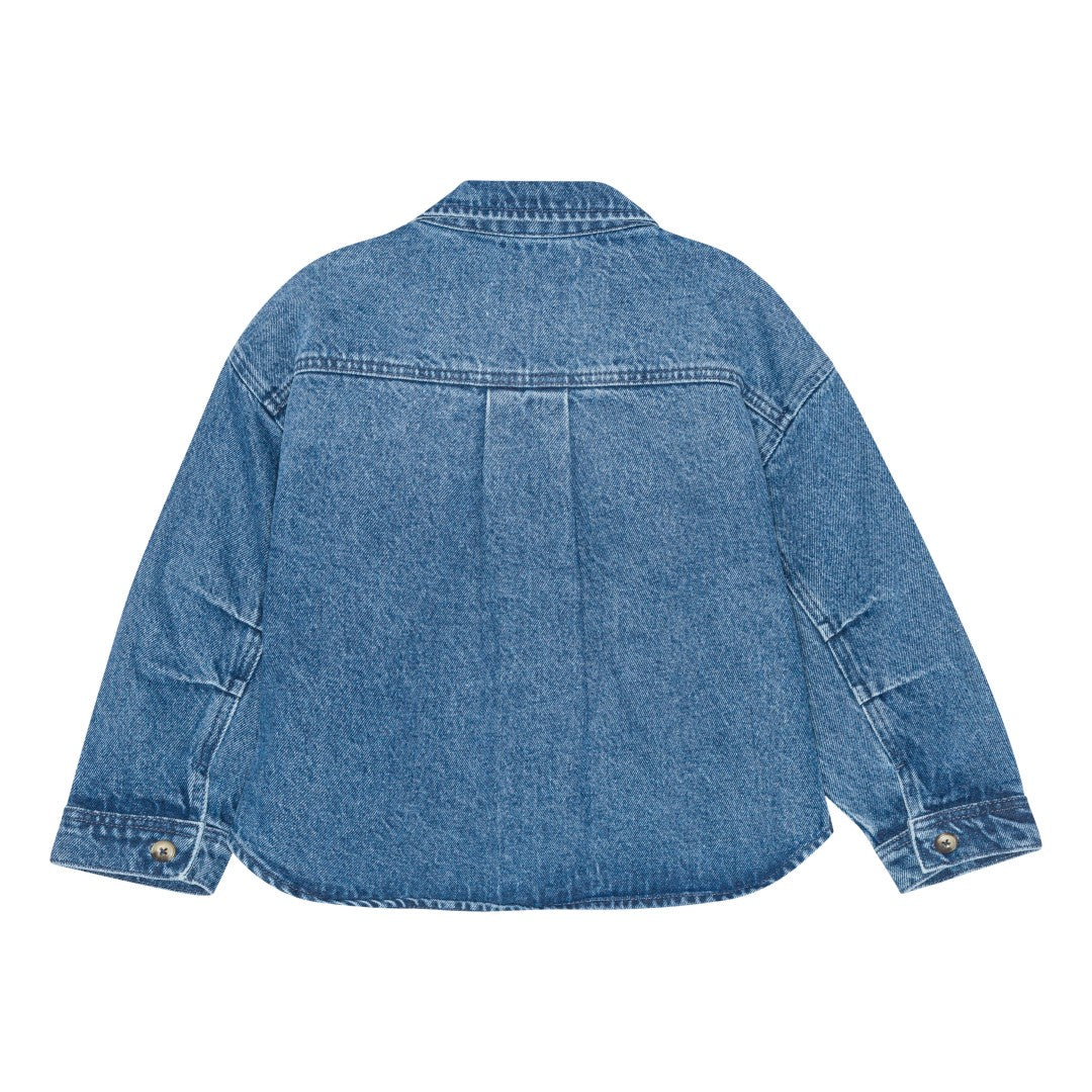 brunobruno nation Nohr Denim Shirt Shirt 9000-Mid Blue Denim