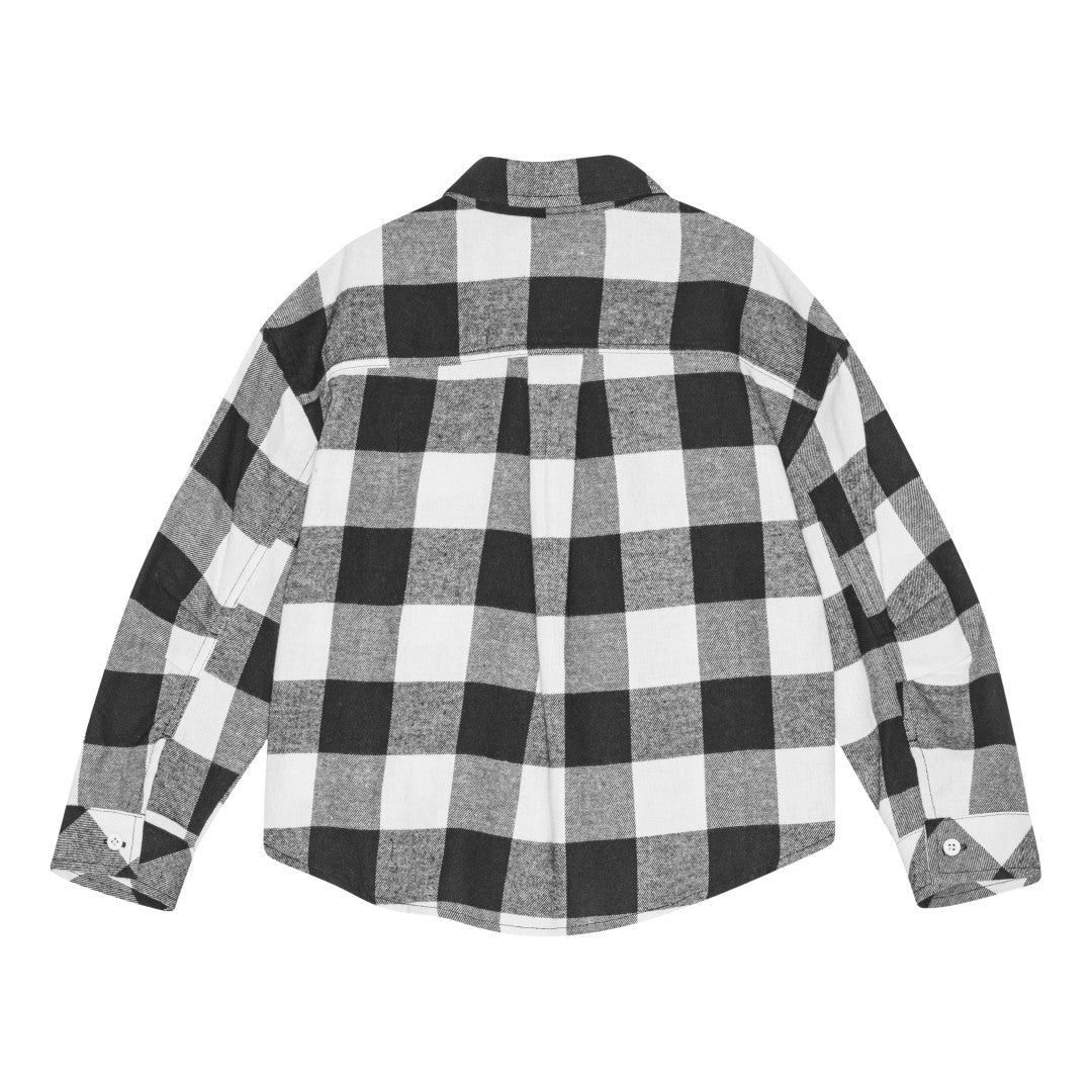 brunobruno nation Nohr Flannel Shirt Shirt 9002-Black/White Check
