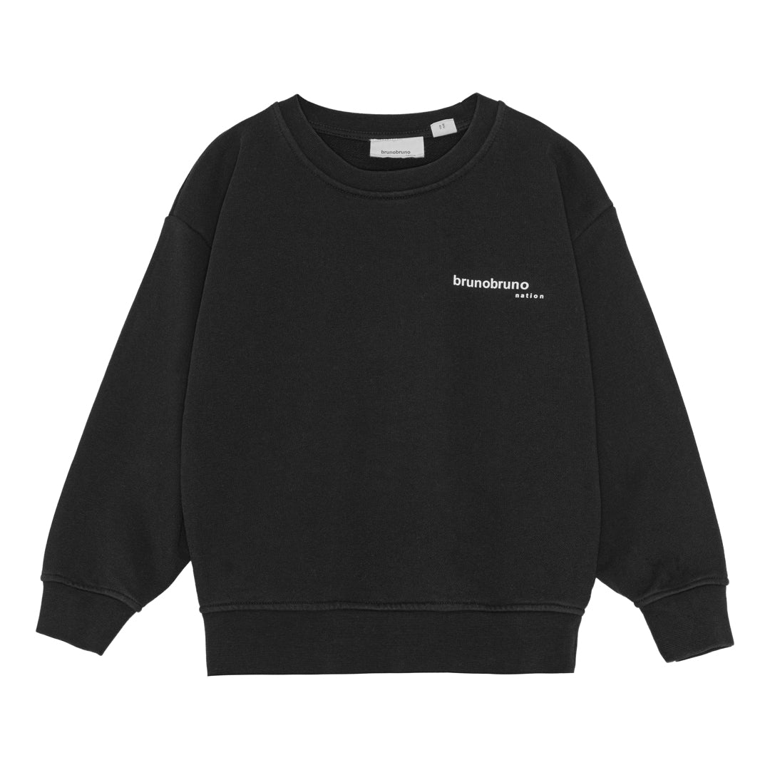 brunobruno nation Norah Sweatshirt Sweatshirt 1000-Jet Black