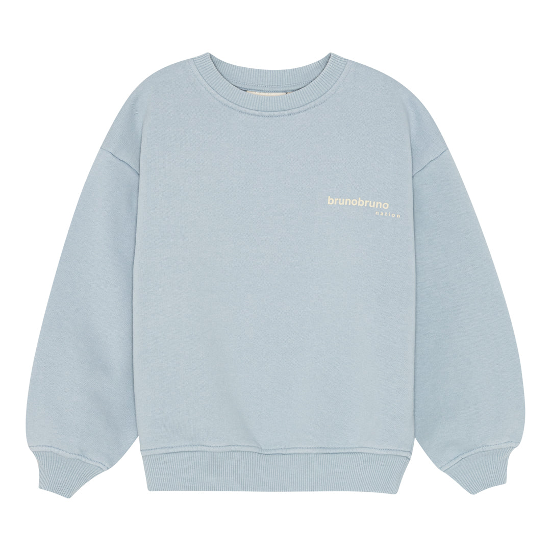 brunobruno nation Norah Sweatshirt Sweatshirt 4002-Dusty Blue
