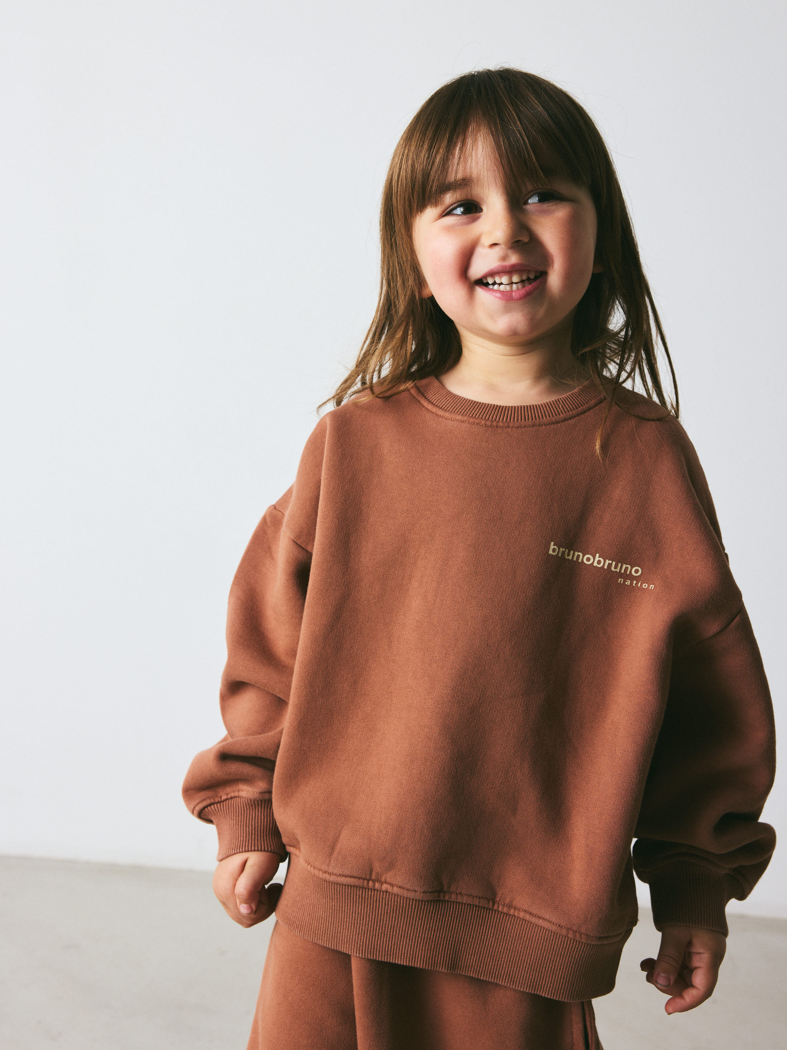 brunobruno nation Norah Sweatshirt Sweatshirt 6000-Clove Bordeaux