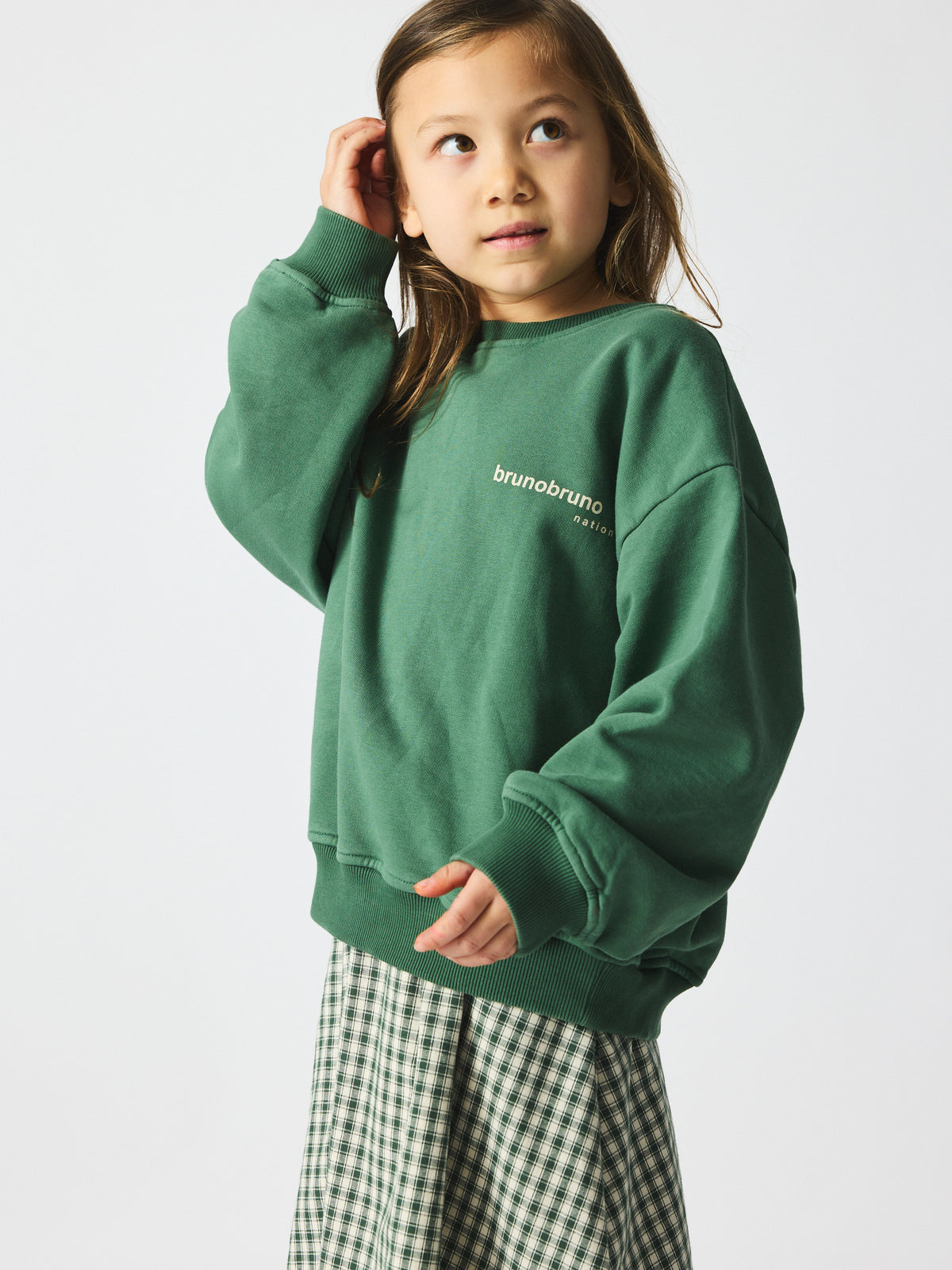 brunobruno nation Norah Sweatshirt Sweatshirt 5004-Myrtle Green