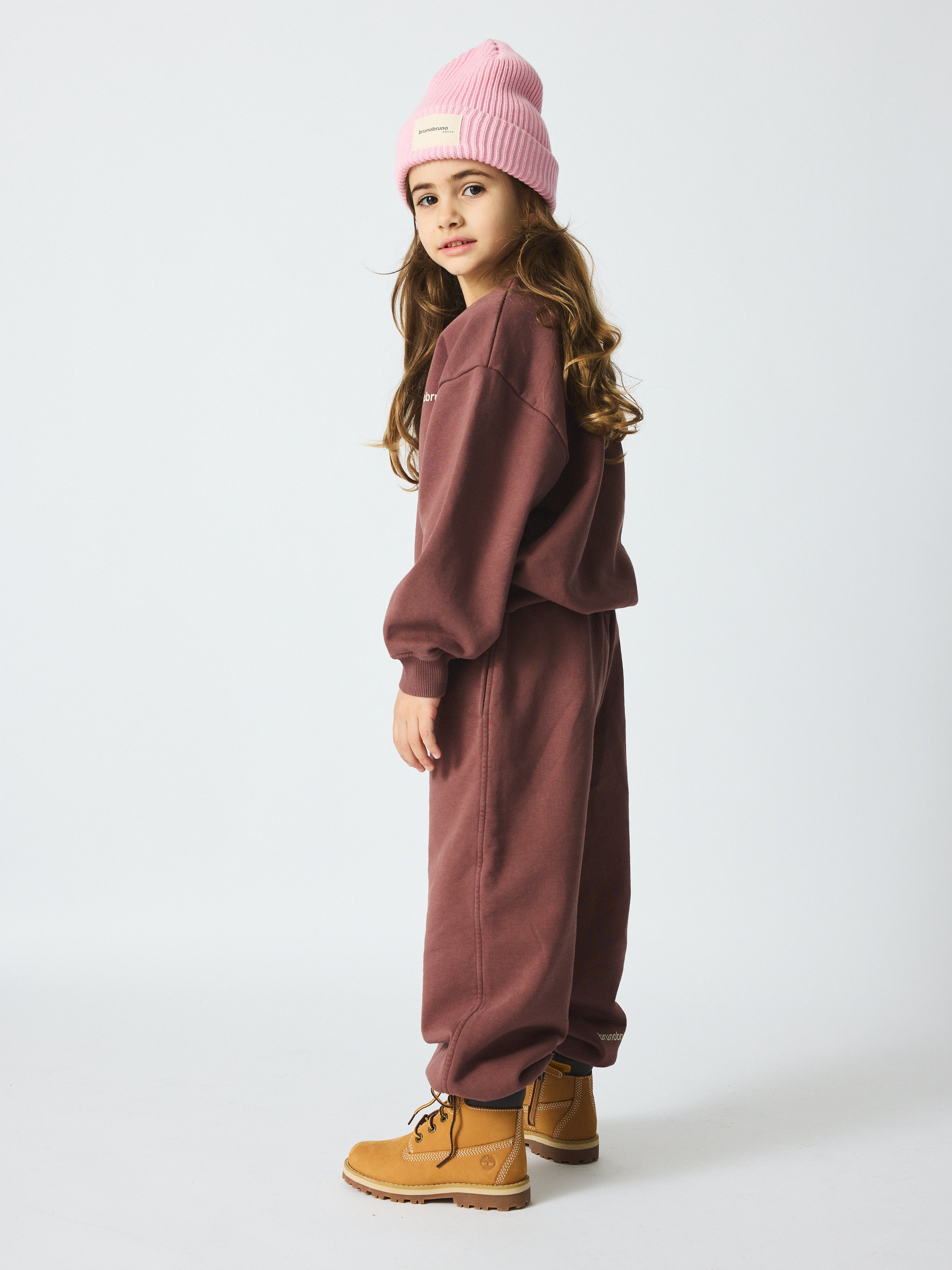 brunobruno nation Norah Sweatshirt Sweatshirt 6002-Marron Plum
