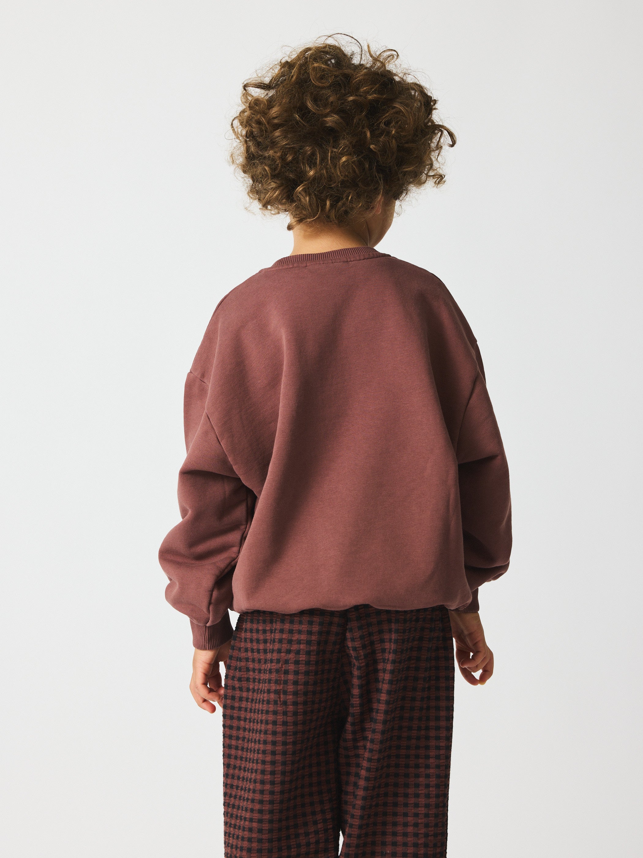 brunobruno nation Norah Sweatshirt Sweatshirt 6002-Marron Plum