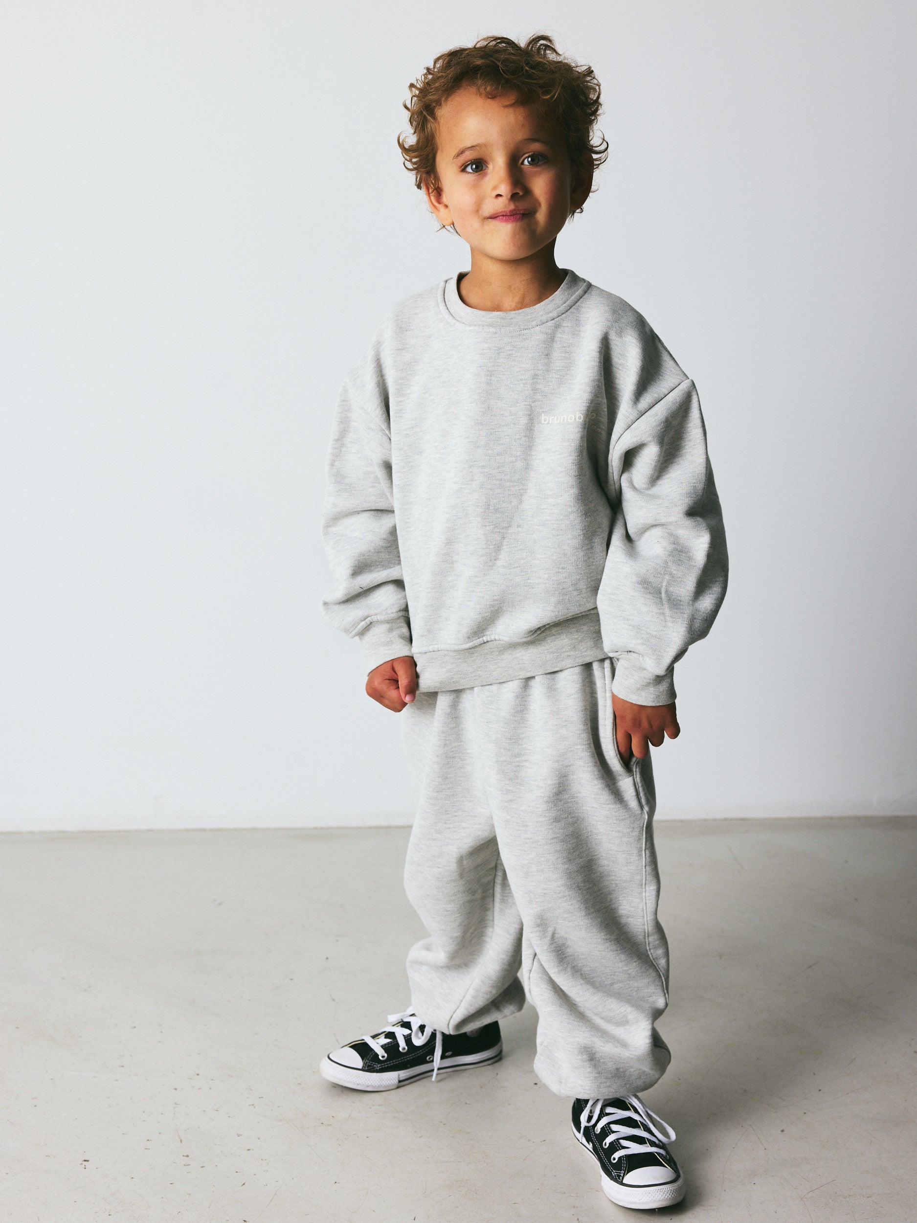 brunobruno nation Norah Sweatshirt NB Sweatshirt 3001-Light Grey Melange