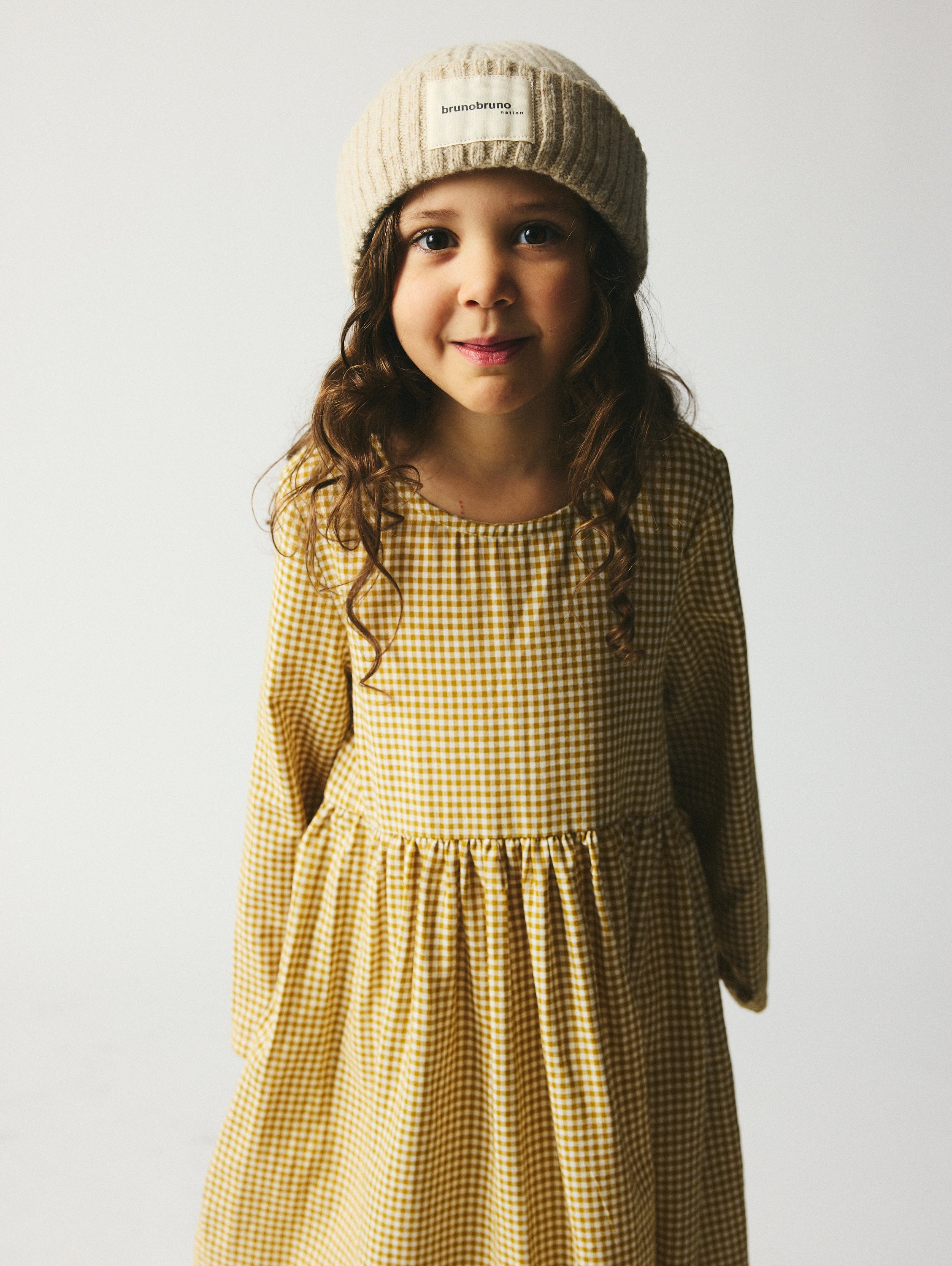 brunobruno nation Robert Fisherman Beanie Beanie 2002-Antique White Melange