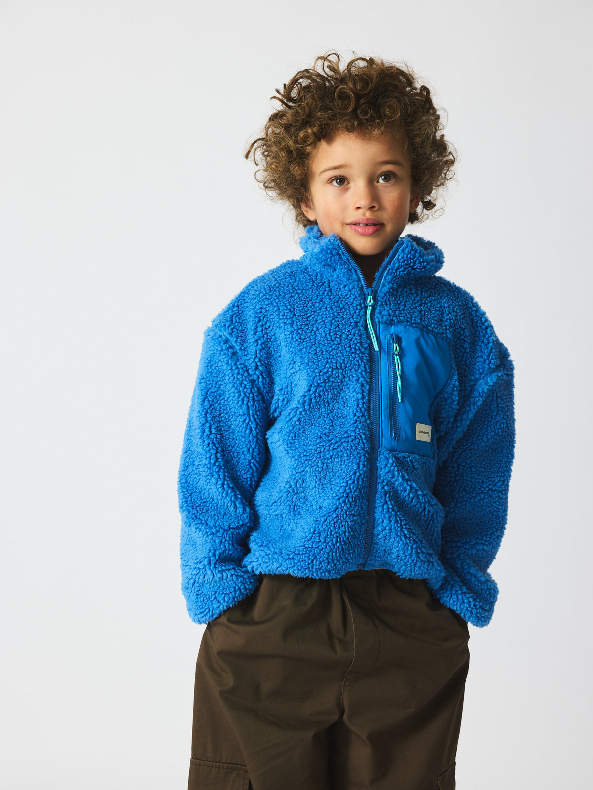 brunobruno nation Rori Teddy Jacket Jacket 4005-Pacific Coast Blue