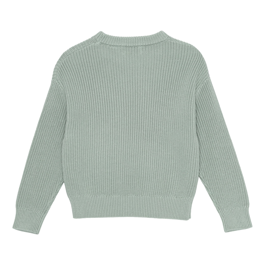 brunobruno nation Sienna Sweater Knitted Sweater 3003-Aqua Gray