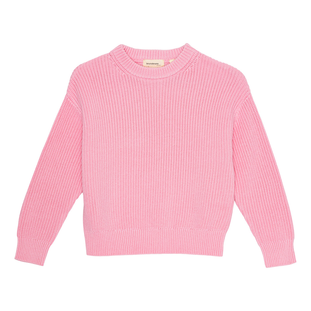brunobruno nation Sienna Sweater Knitted Sweater 6004-Pink Nectar
