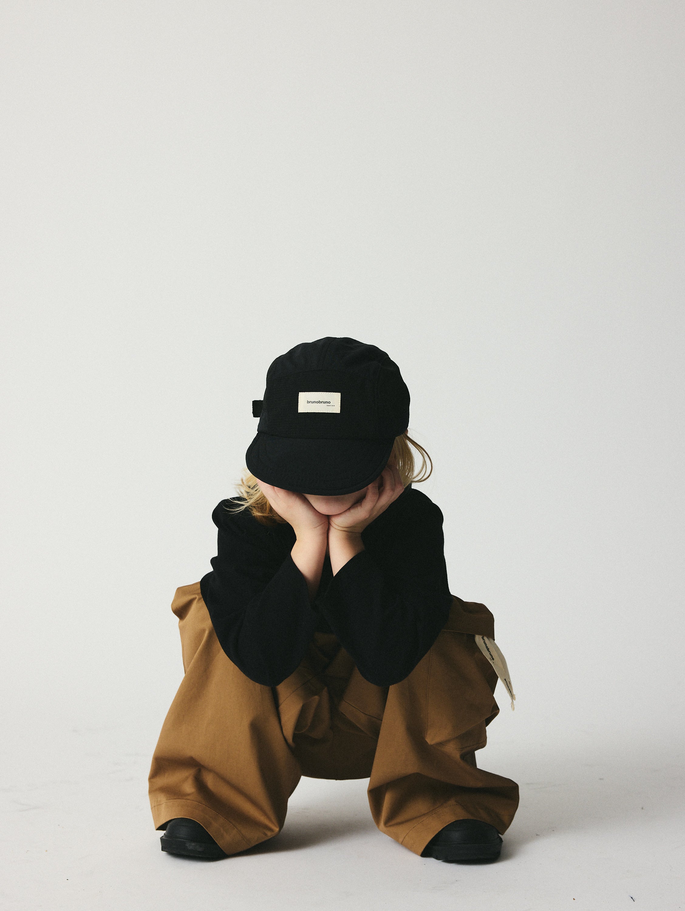 brunobruno nation Sofie Cap Cap 1000-Jet Black