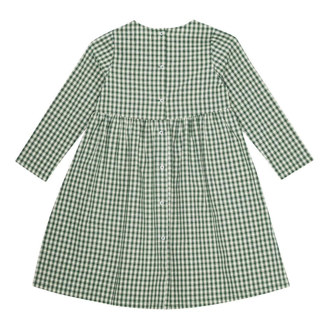brunobruno nation Vita Check Dress Dress 9018-Myrtle Green Check