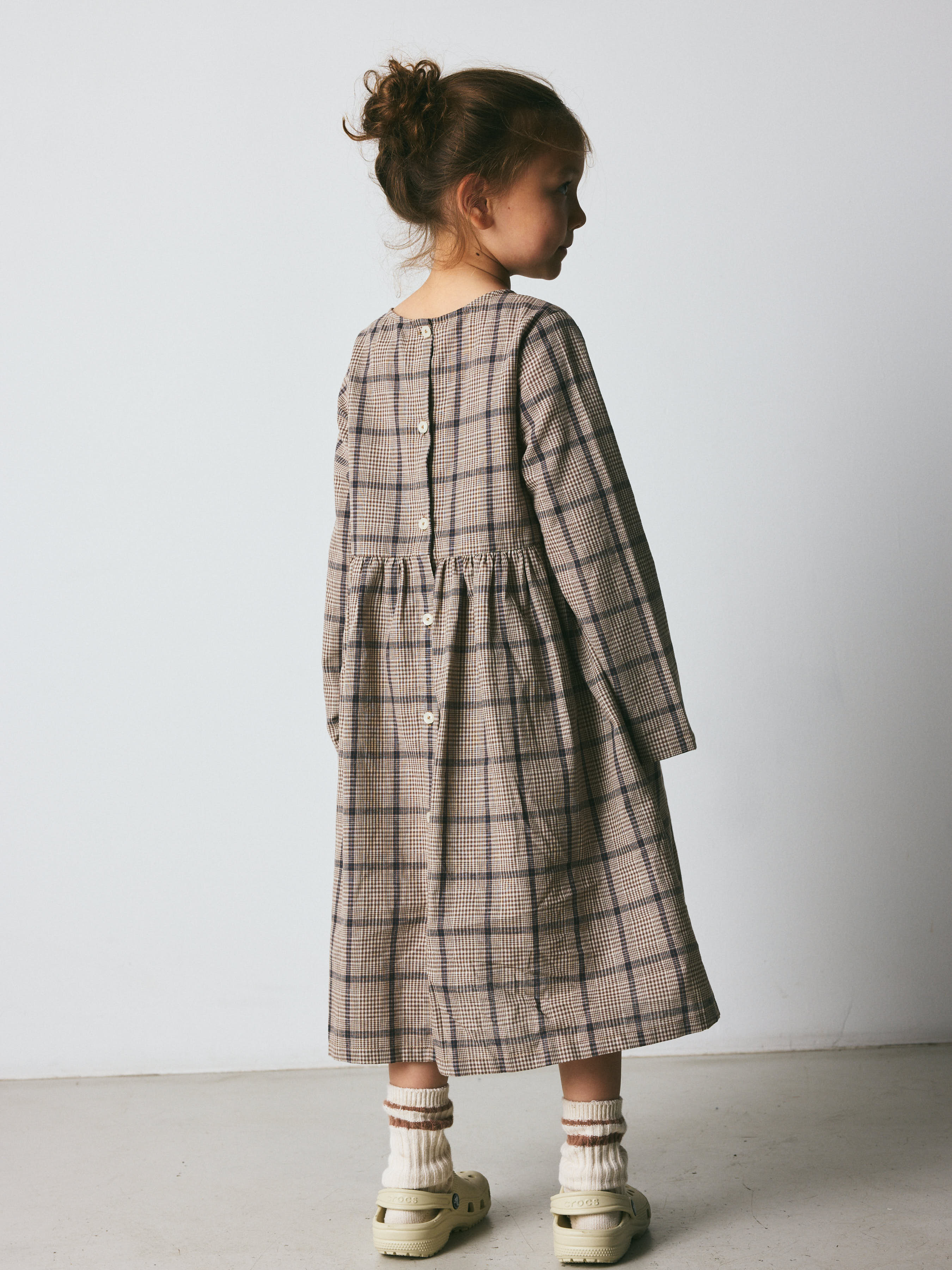 brunobruno nation Vita Walnut Check Dress Dress 9009-Walnut Check