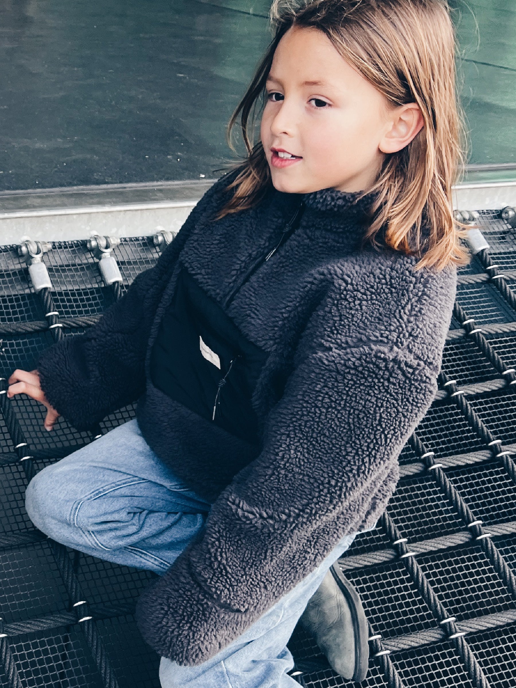 brunobruno nation Yejun Anorak Jacket 3002-Eiffel Tower Grey