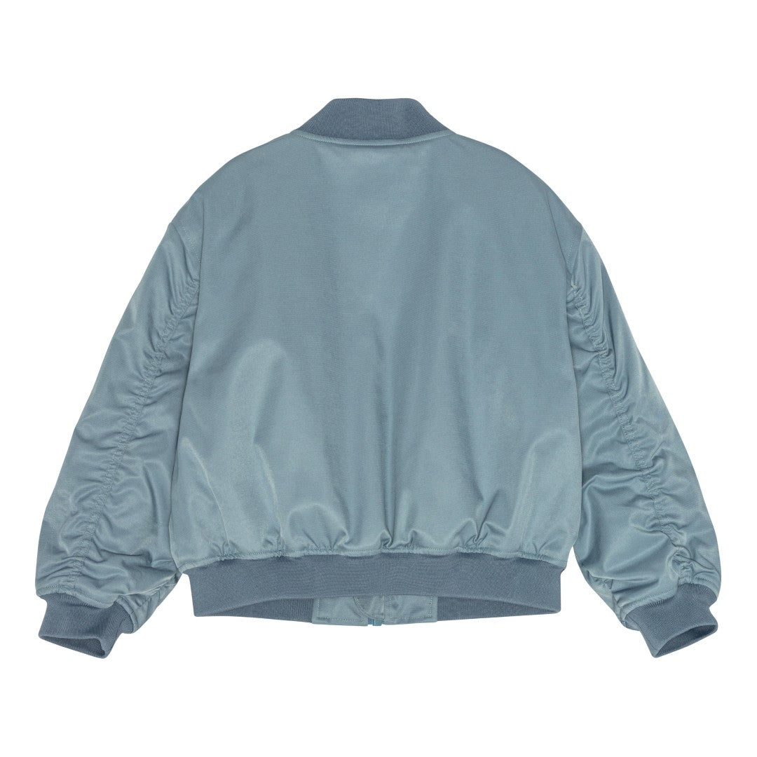 brunobruno nation Adrian Bomber Jacket Jacket 4001-Ashley Blue
