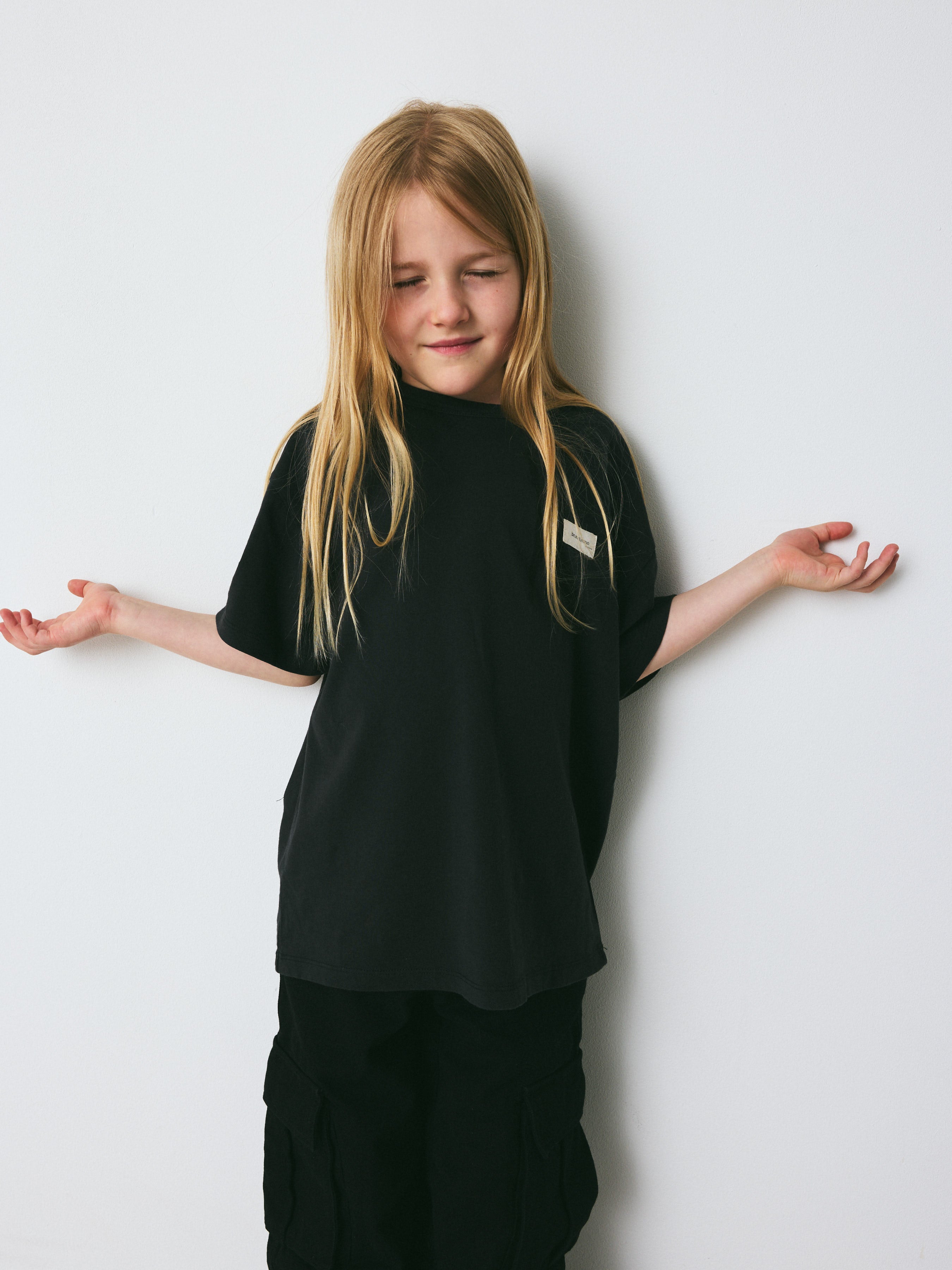 brunobruno nation Agnes T-Shirt T-Shirt 1000-Jet Black