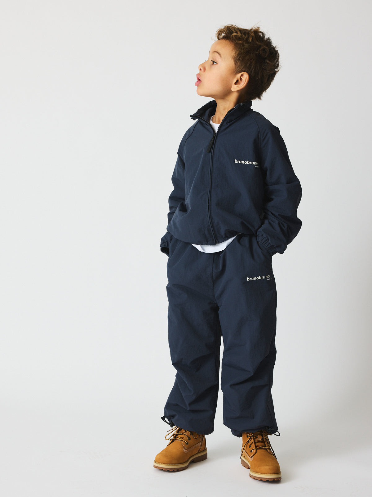 brunobruno nation Alberta Tech Jacket Jacket 4004-Mood Indigo Blue