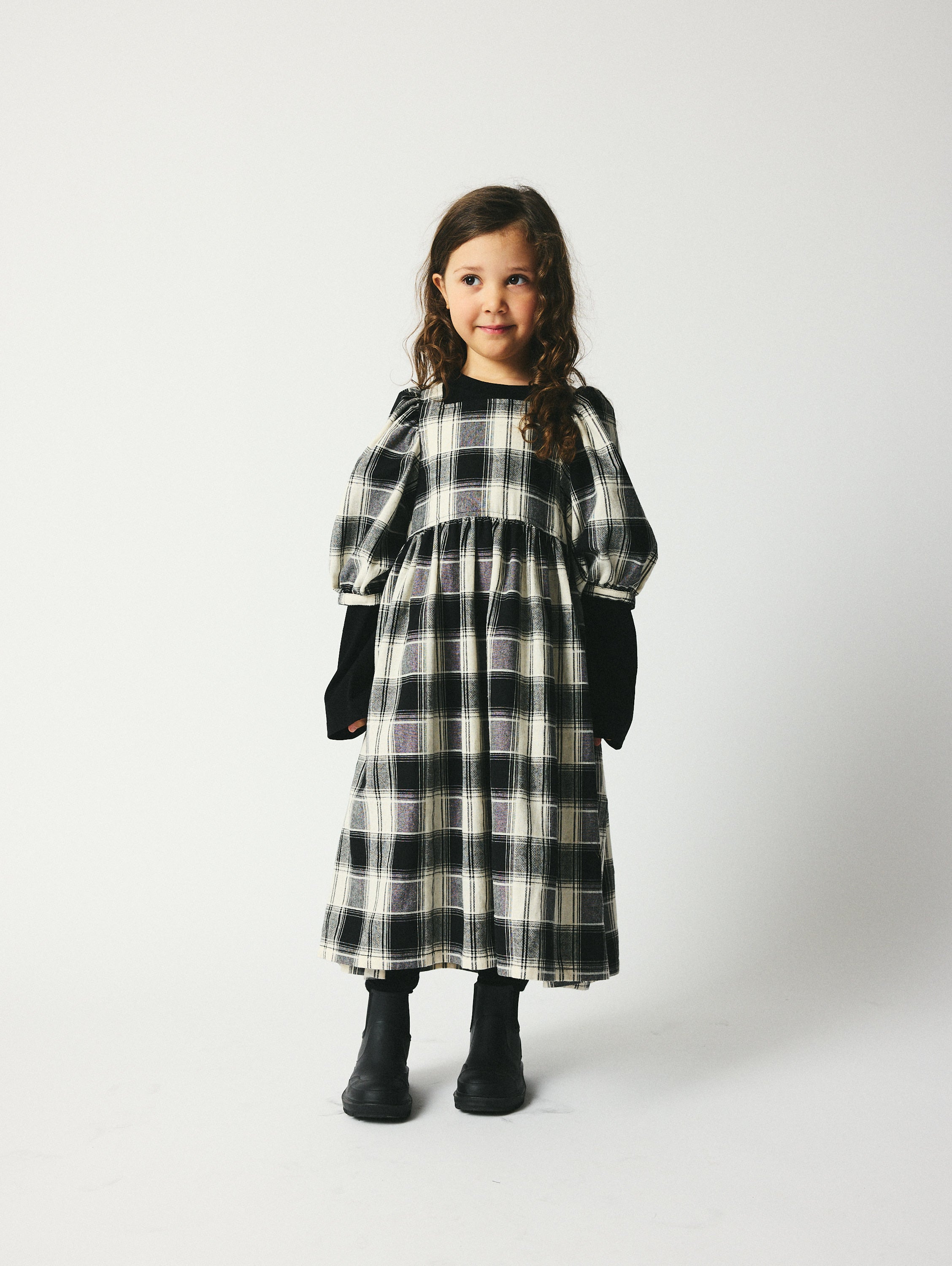 brunobruno nation Alva Dress Dress 9002-Black/White Check